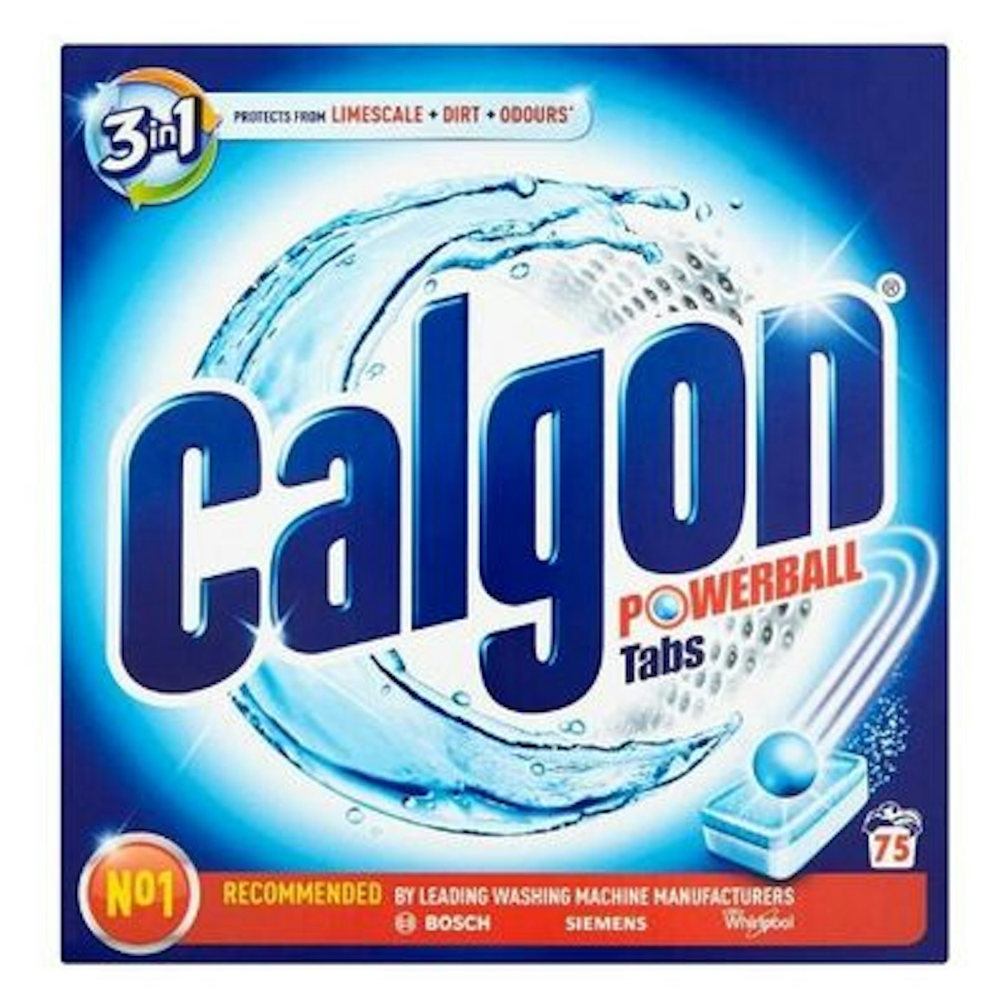 Calgon 2-in-1 Anti-Limescale Protection and Cleaning Tabs