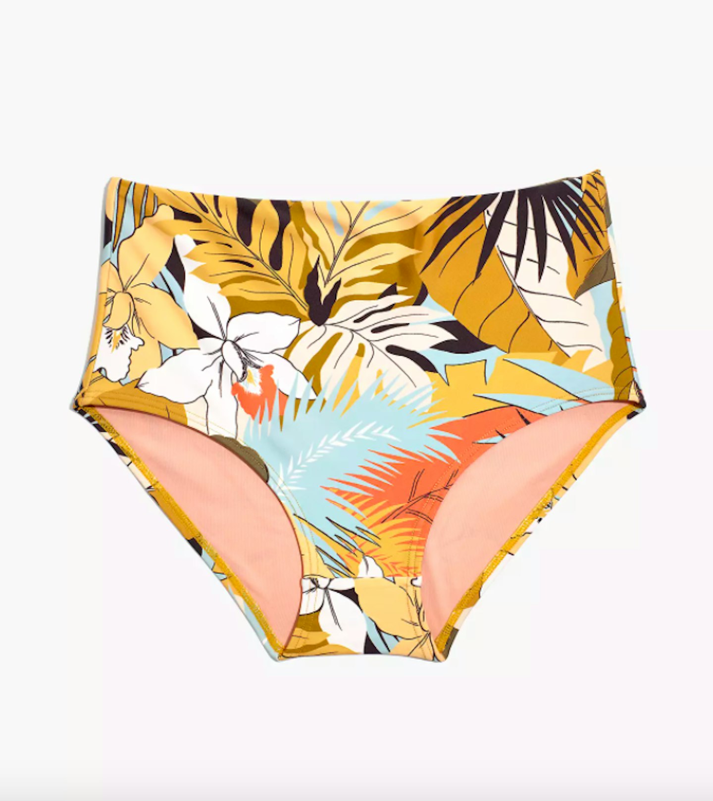 Madewell, Second Wave Retro High-Waisted Bikini Bottom In Tropical Vacation, £44
