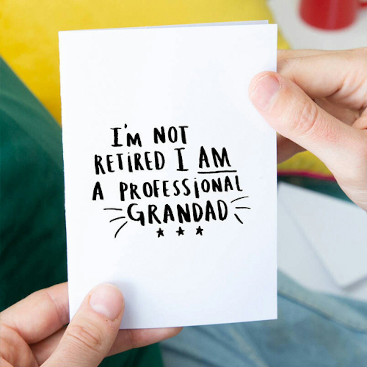 'I'm Not Retired I'm A Professional Grandad' Card