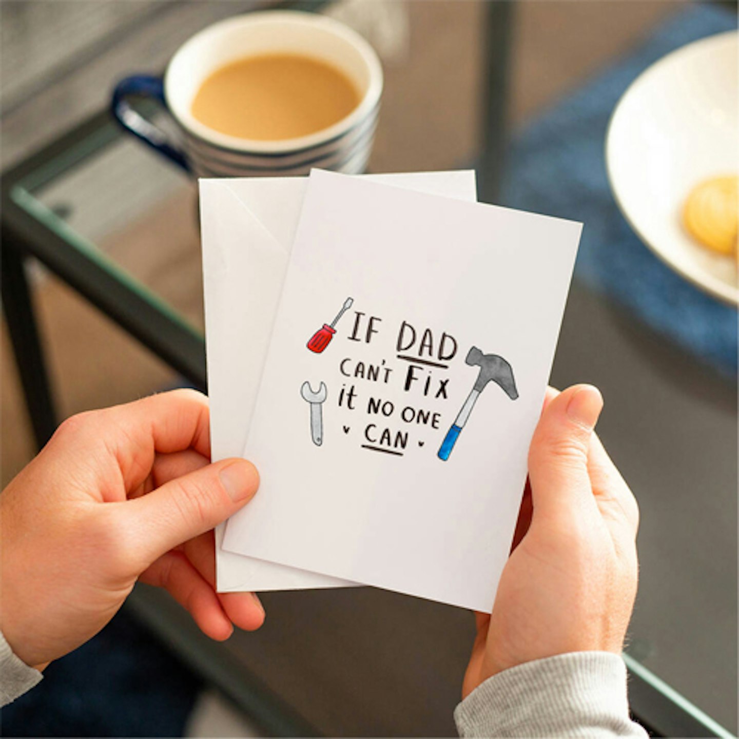 'If Dad Can't Fix It, No One Can!' Greeting Card