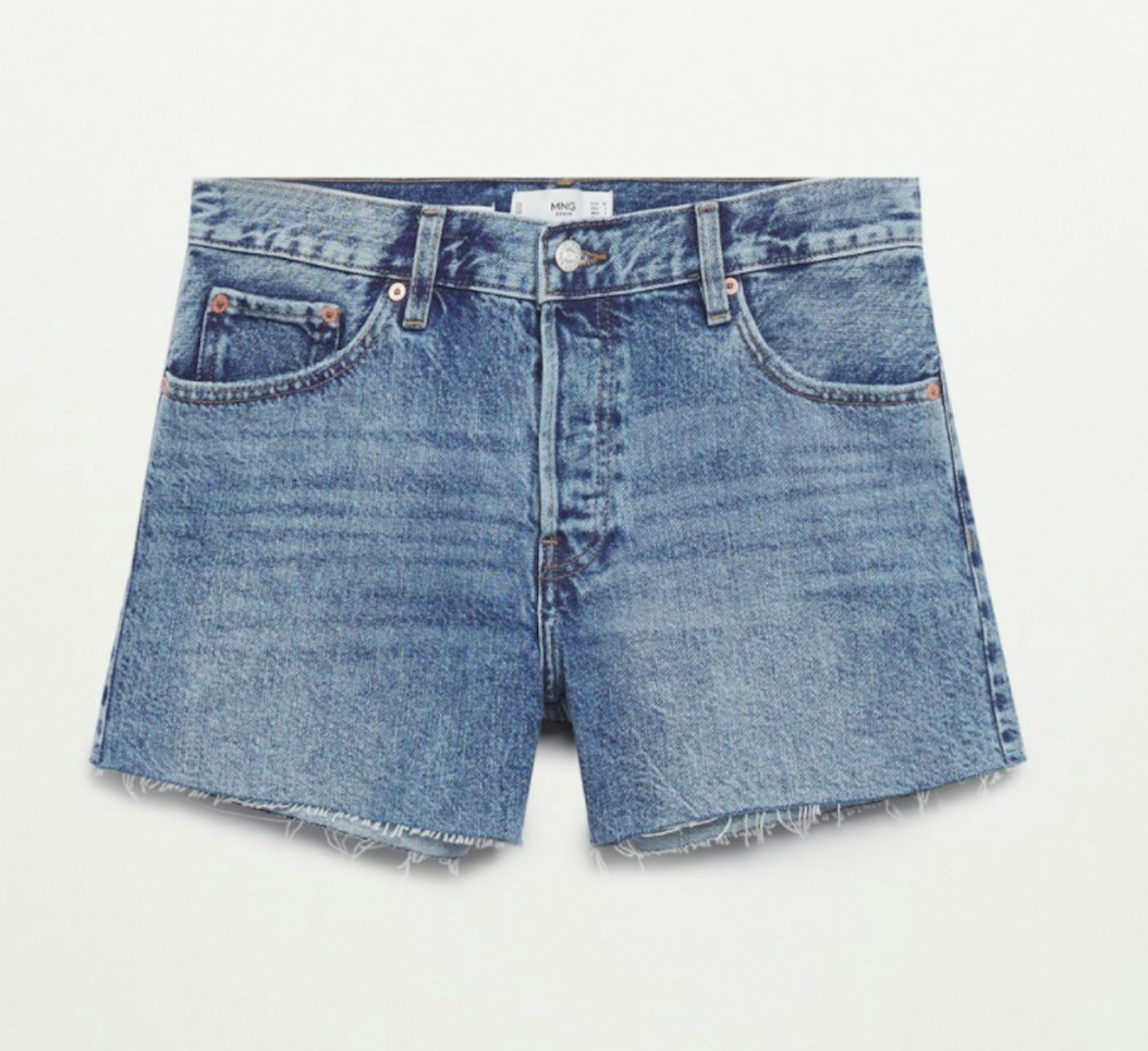 Mango, Mini Shorts Frayed Hem, £19.99