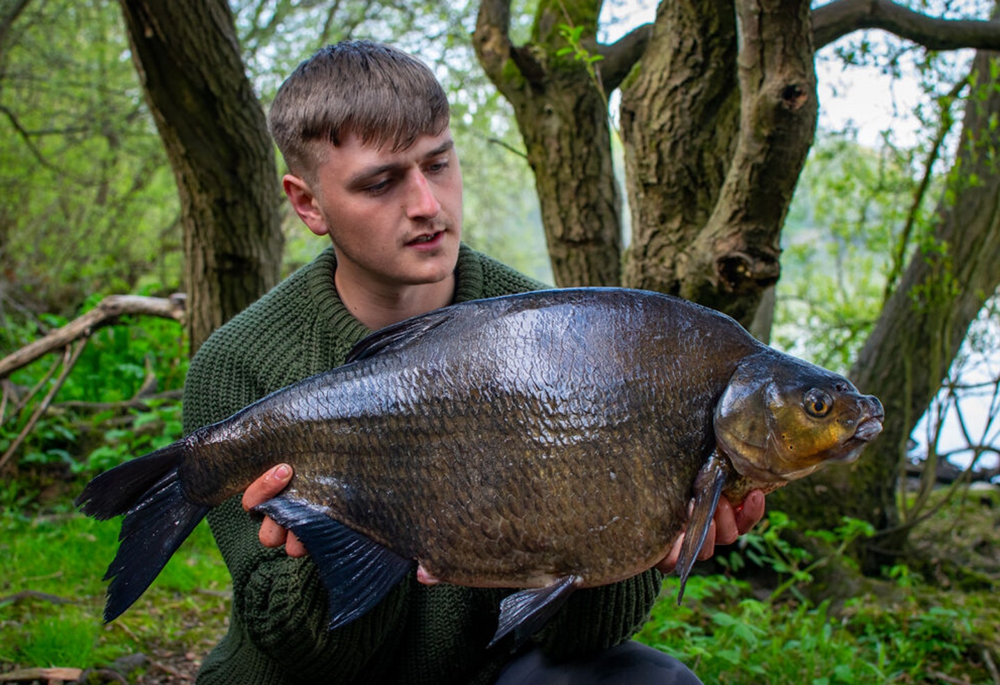 Adam Monk and another big bream