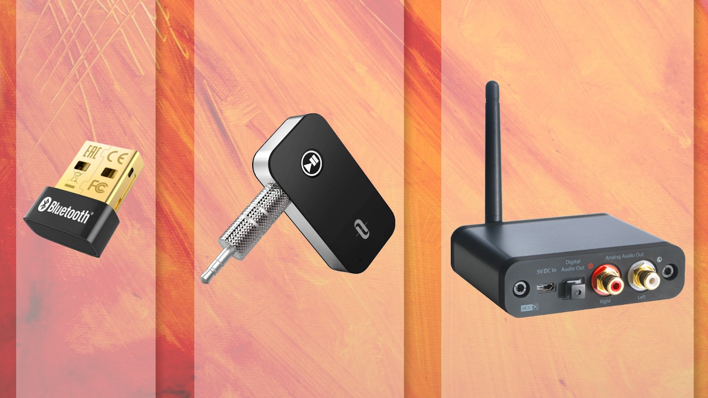 The best Bluetooth receivers on an orange background