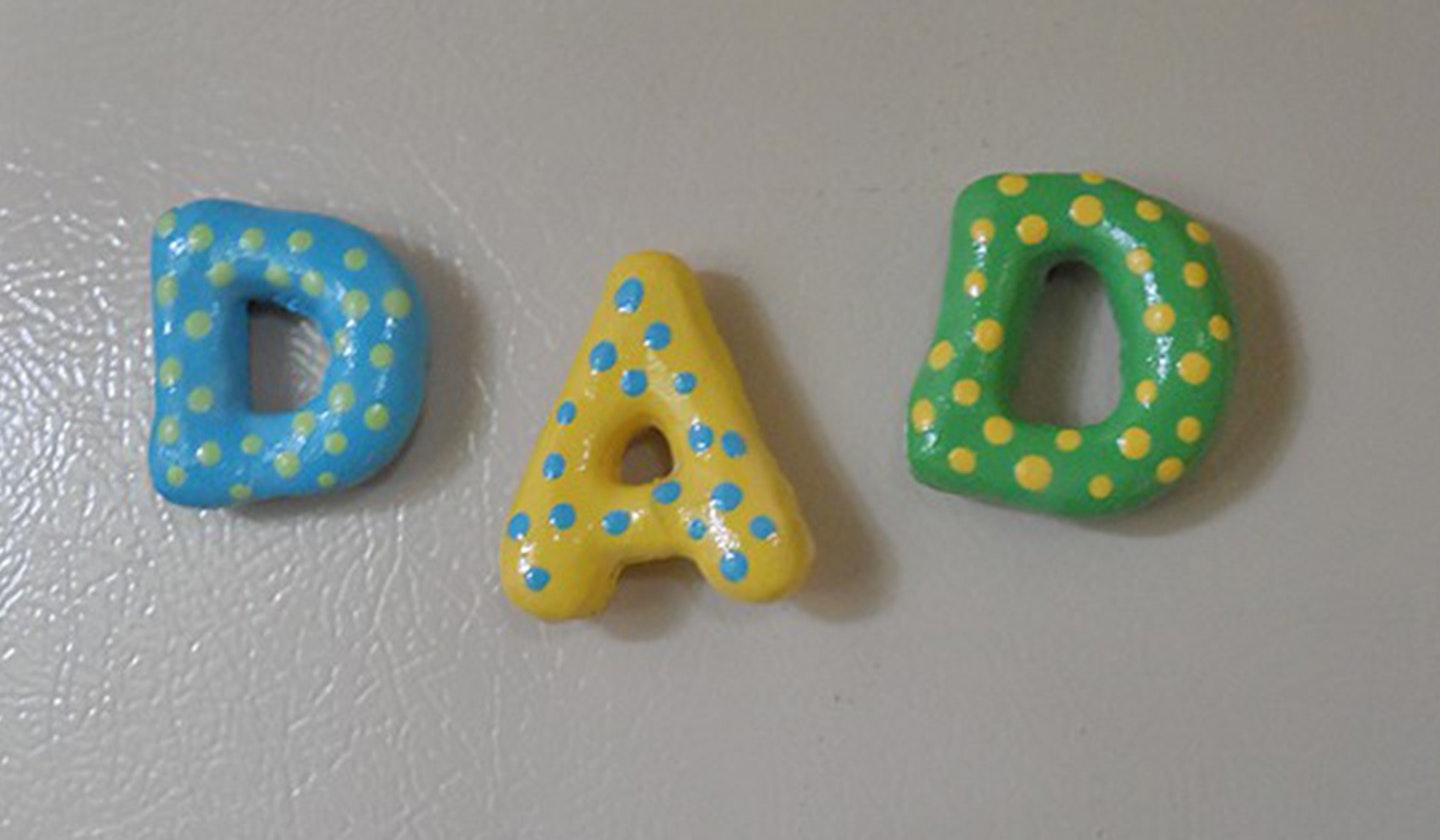 Salt dough magnets