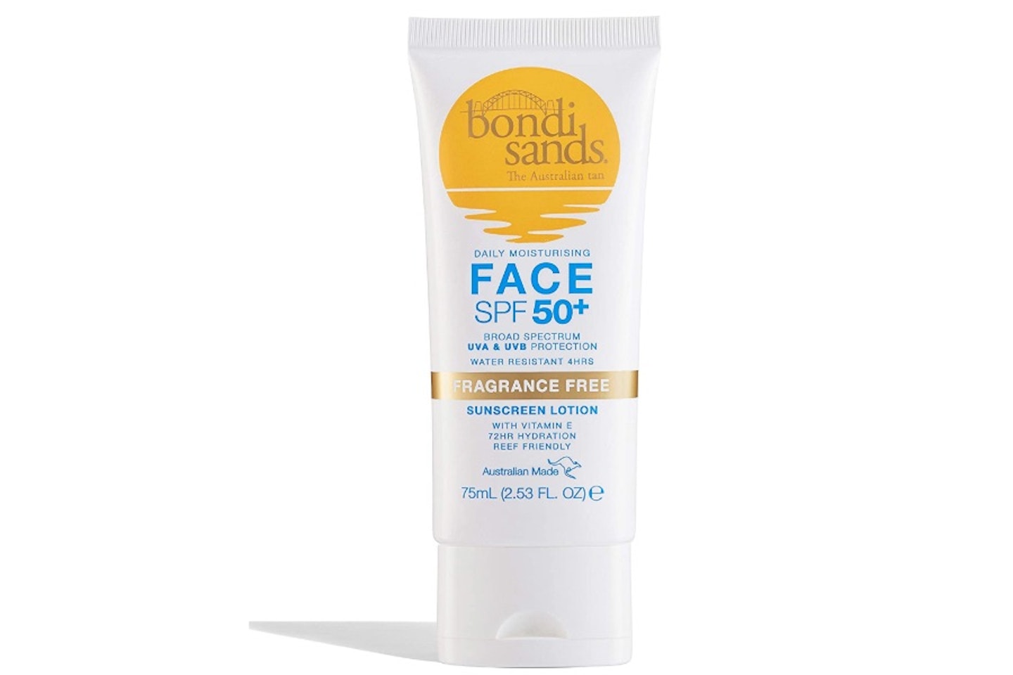 Bondi Sands Fragrance Free Face Sunscreen Lotion SPF 50+