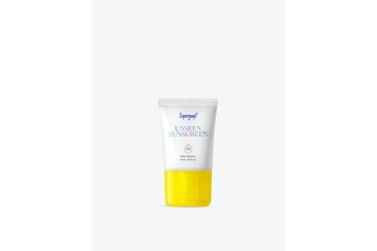 SUPERGOOP! Unseen Sunscreen SPF 30 travel suncream 15ml