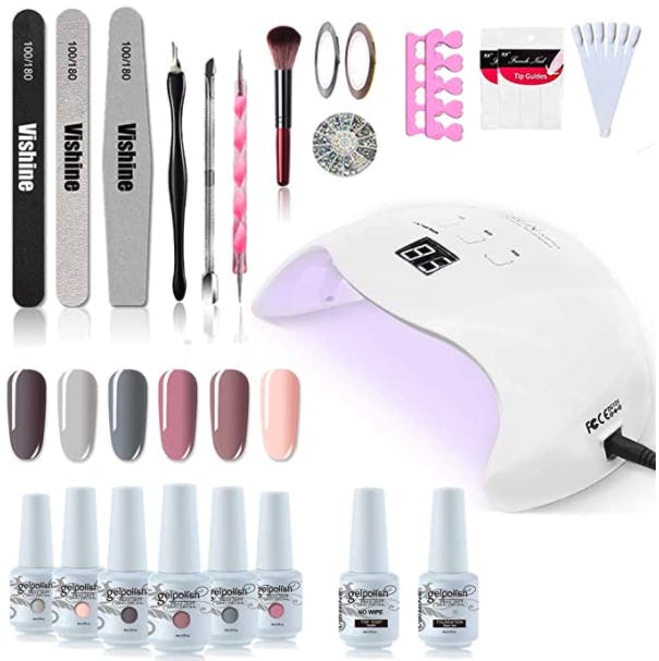 Nail Tips Kit - Best of 2024 Soft Gel Nail Extension System.