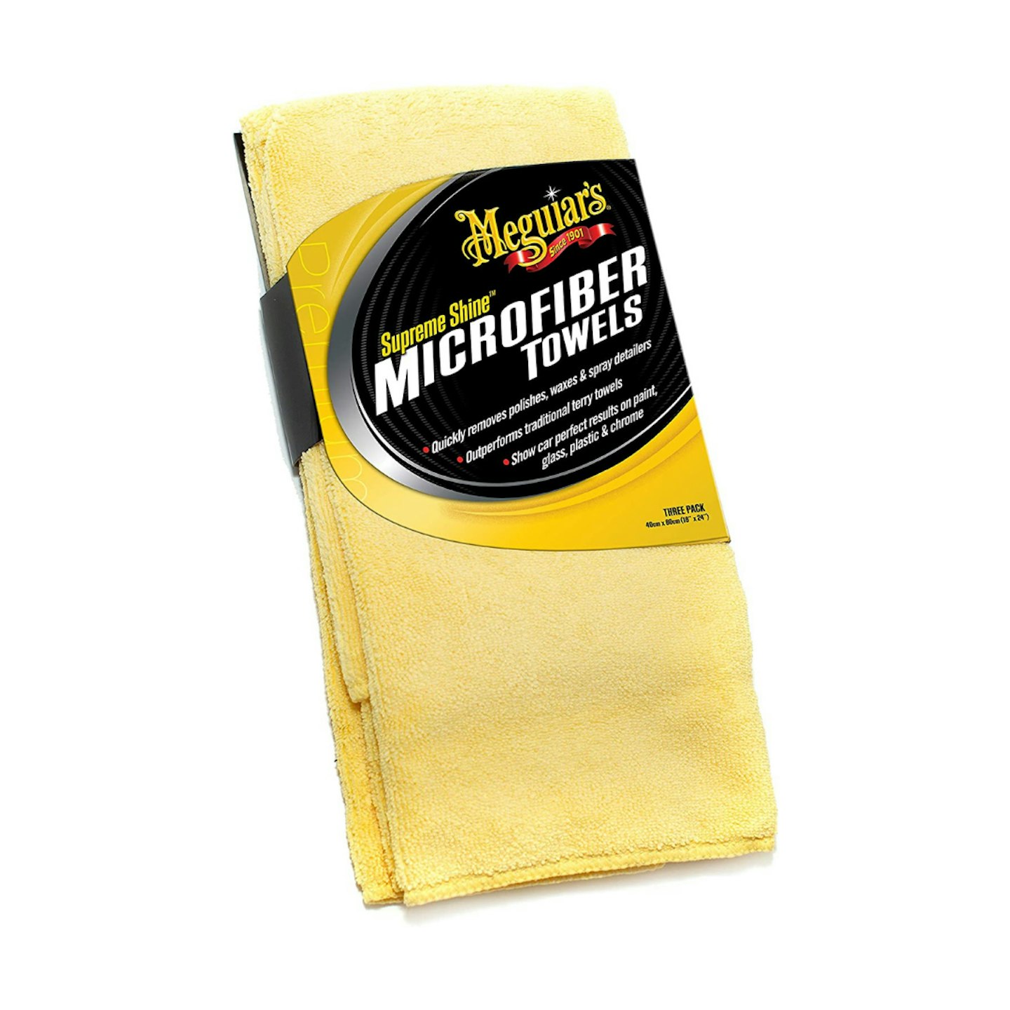 Meguiar's Supreme Shine Microfibre Car Cleaning Towels