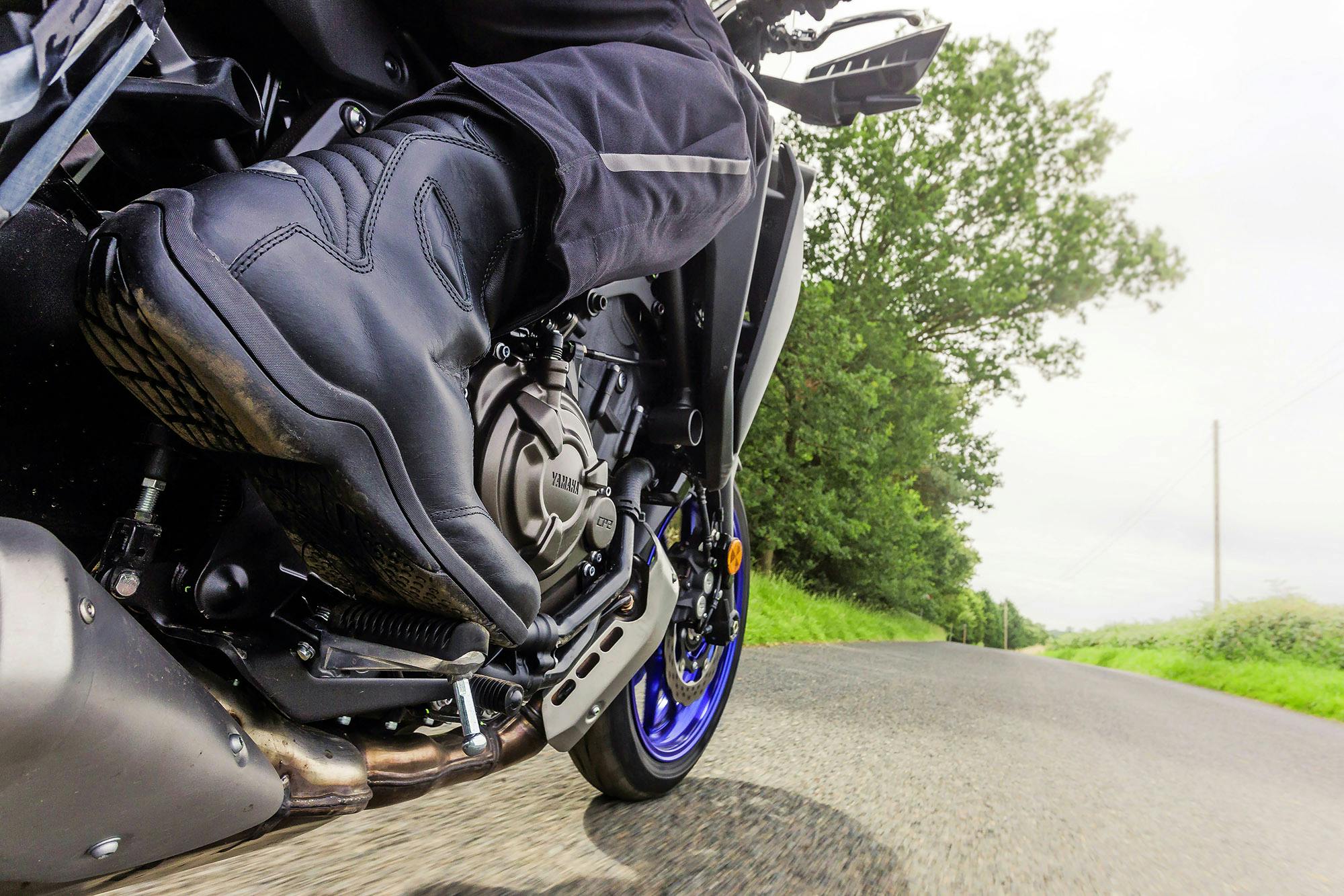 BIKE IT TRANSFER LEATHER WATERPROOF FULL MOTORCYCLE MOTORBIKE TOURING ROAD BOOTS 