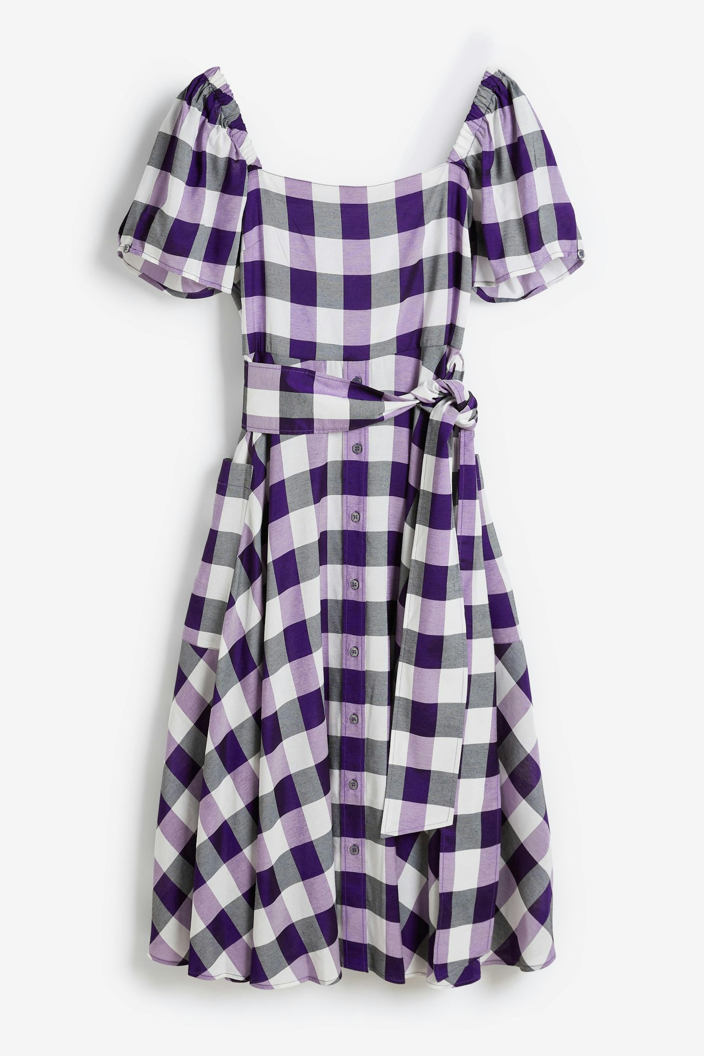 Next/Mix, Gingham Square-Neck Dress, £145
