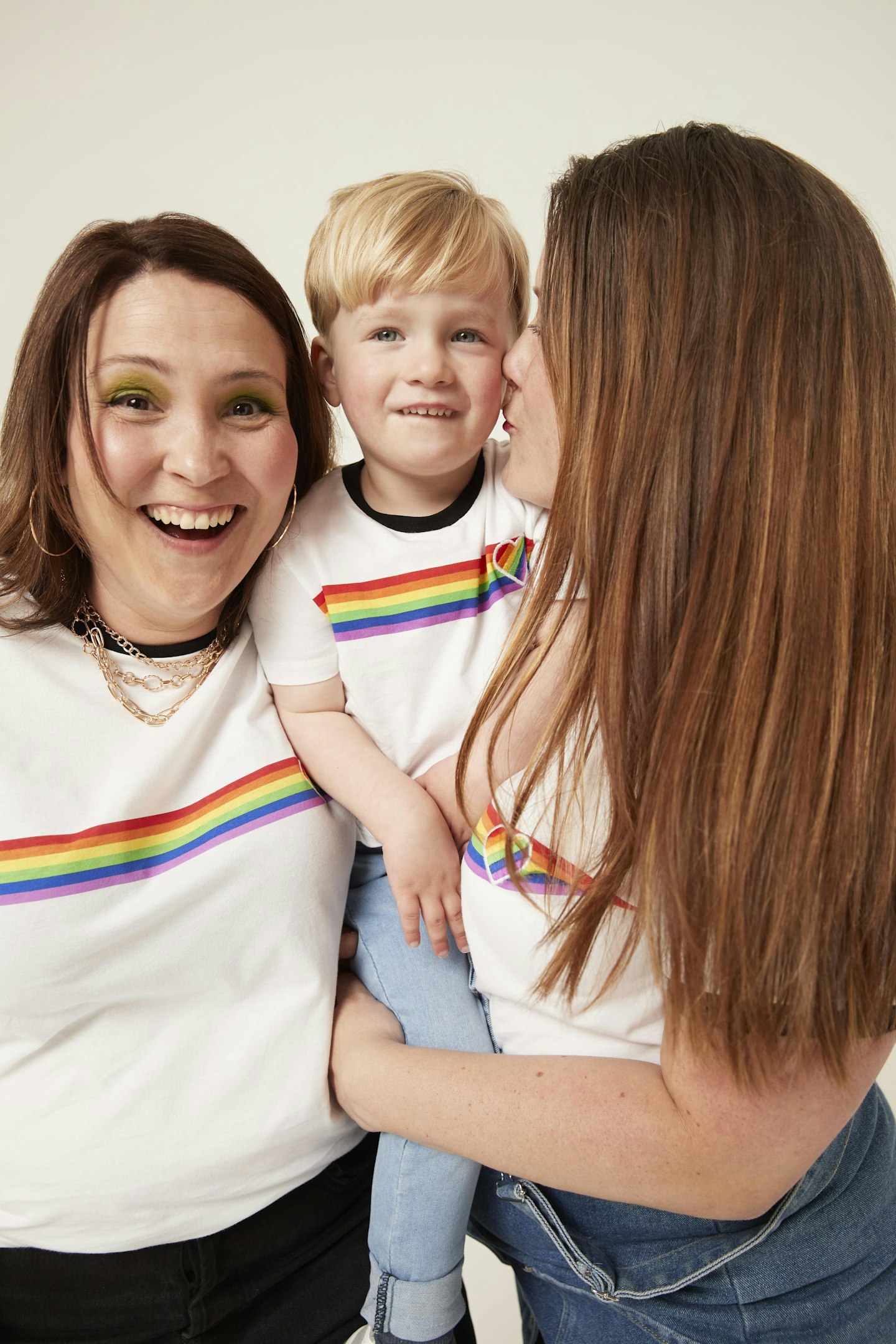 Primark, White Proud Rainbow Stripe Logo T-Shirt, £8