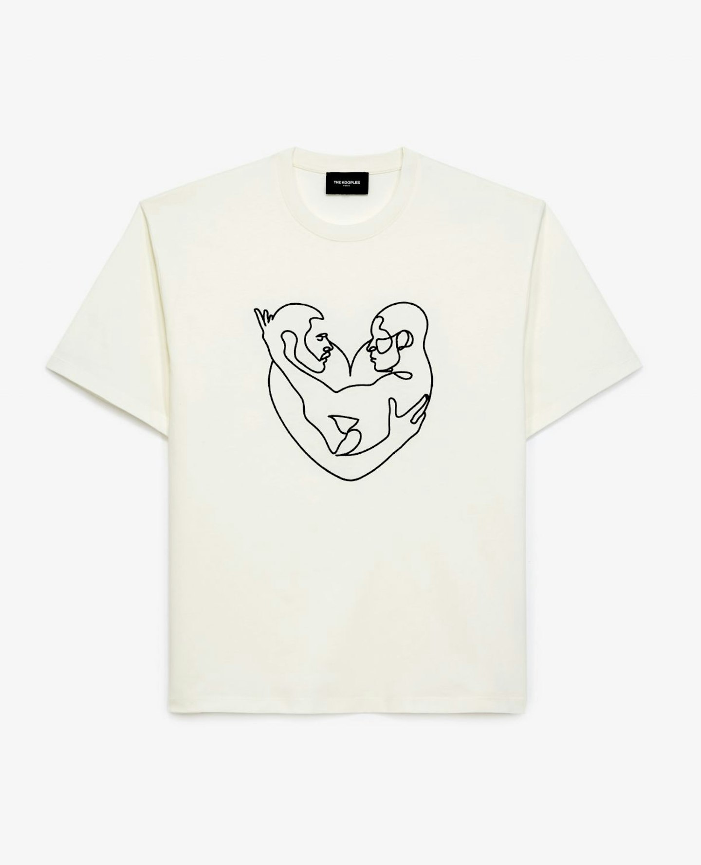 The Kooples x Clement Legrand, Ecru Cotton T-shirt, £70