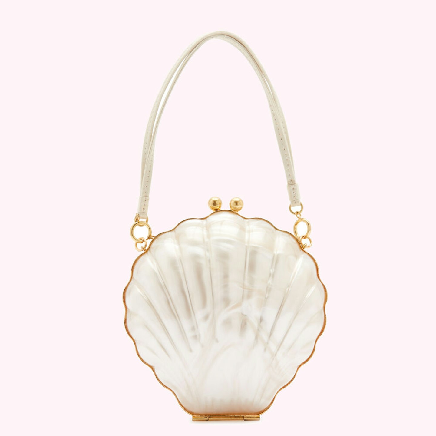 Lulu Guinness, Ivory Shell Clutch, £195