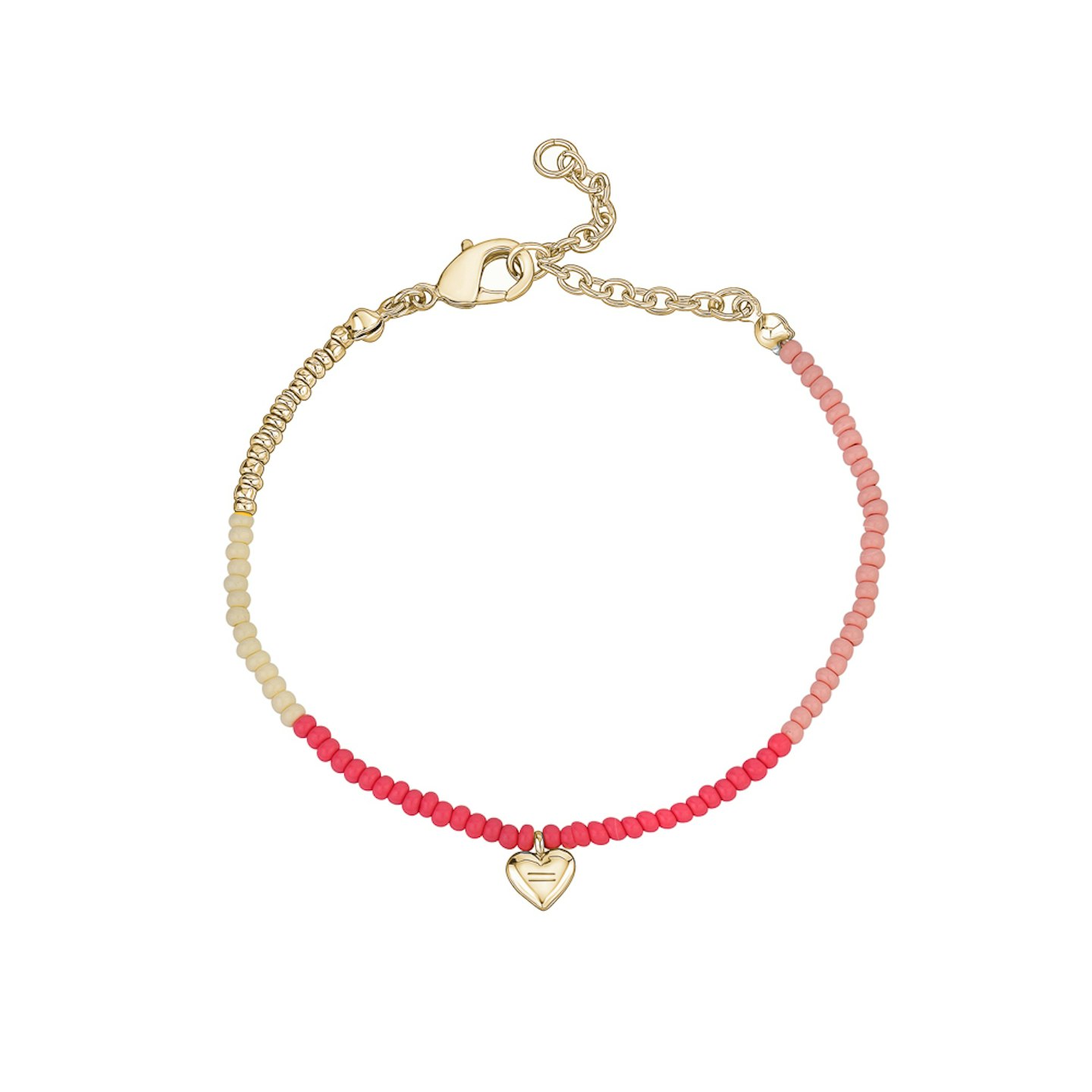 With Love Darling, GLOBAL GOAL # 5: EQUALITY HEART BEADED BRACELET, £35