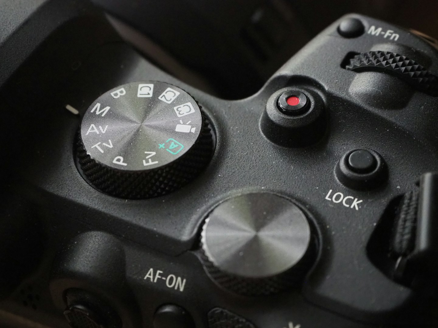 Function dial of Canon EOS R6