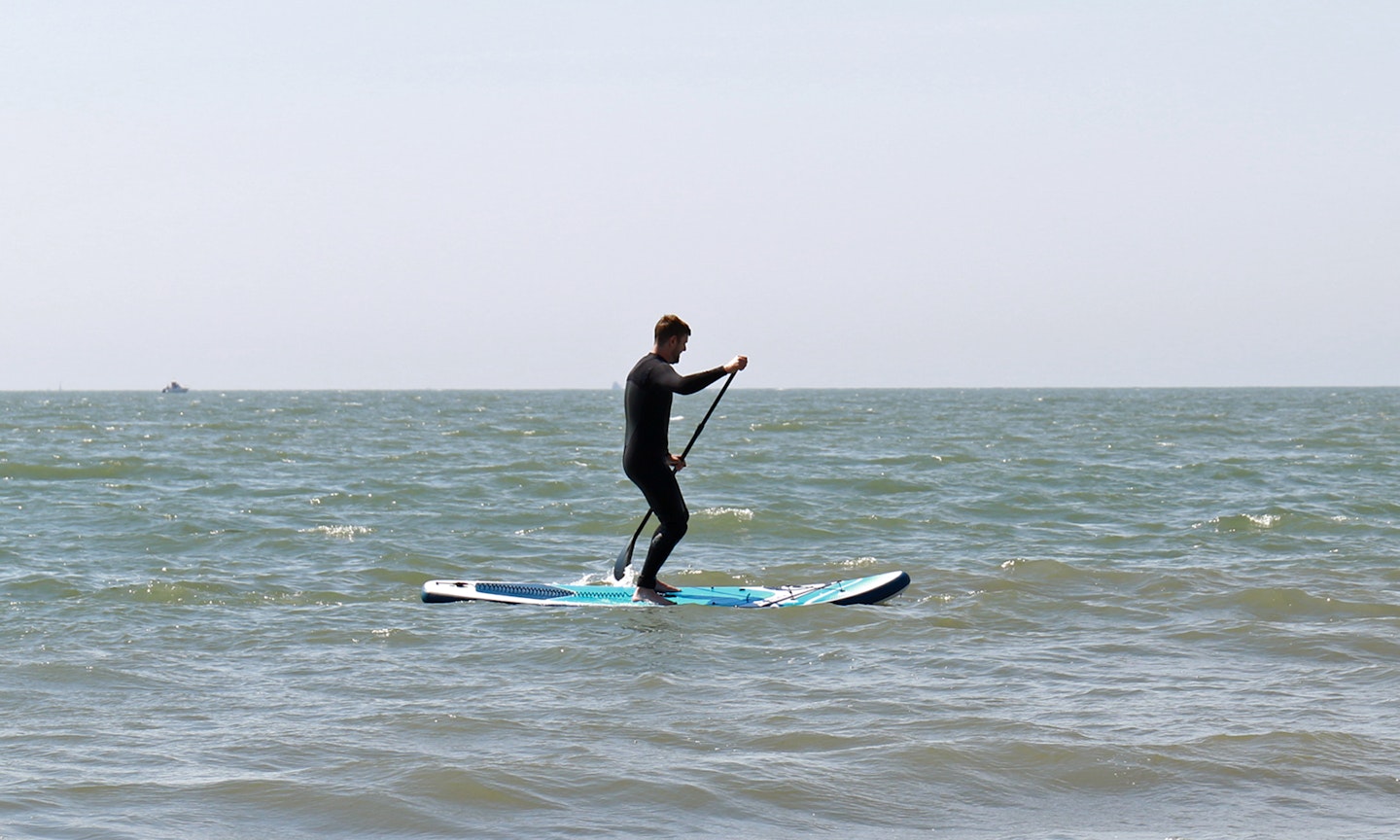Paddling the Trail Outdoor Leisure Portofino Inflatable Stand Up Paddle Board