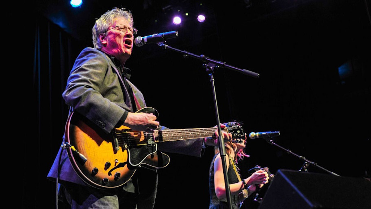 Richie Furay on stage with his daughter, Jesse Furay Lynch