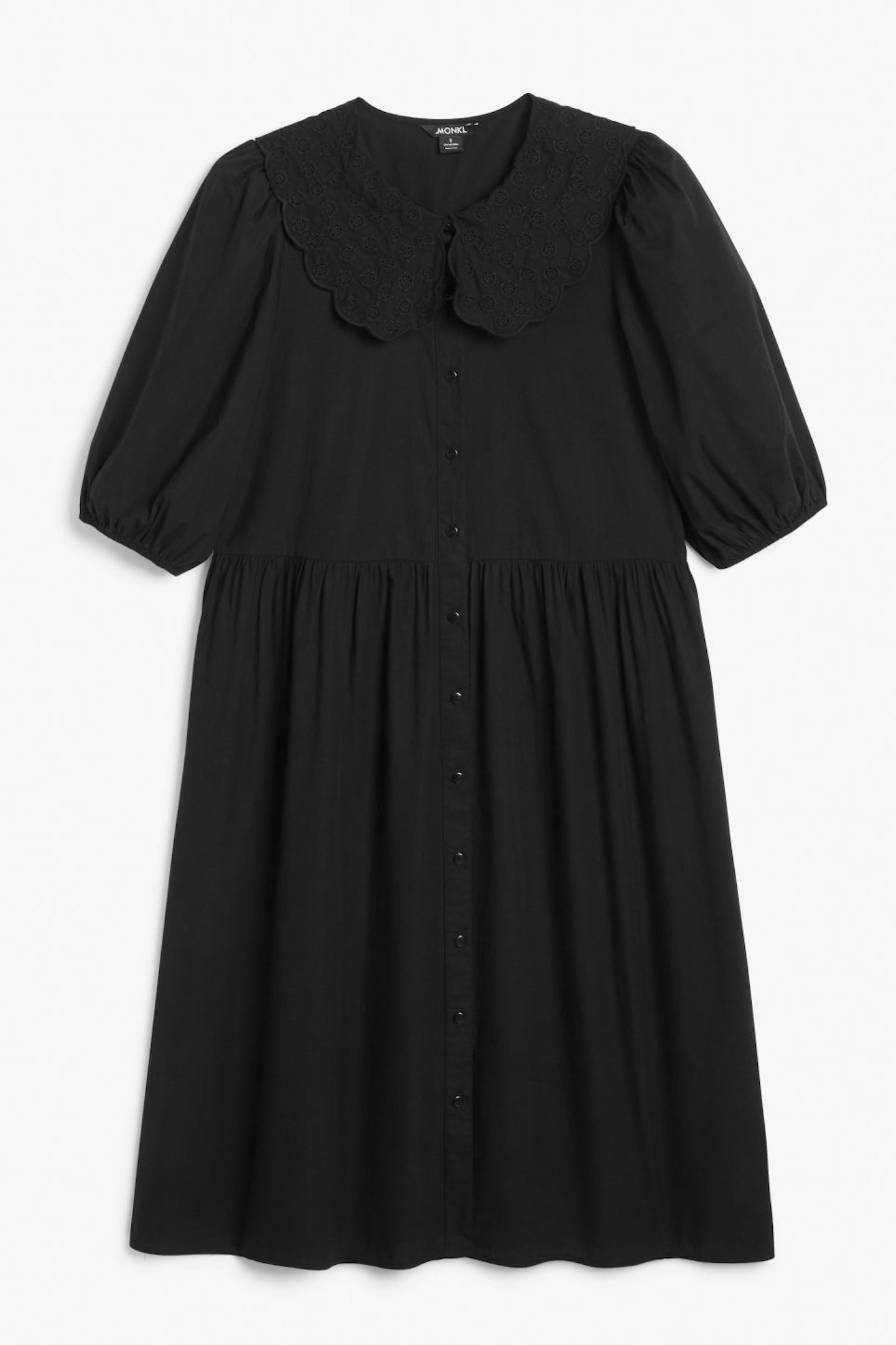 Monki, Statement Collar Cotton Dress, WAS £35 NOW £18
