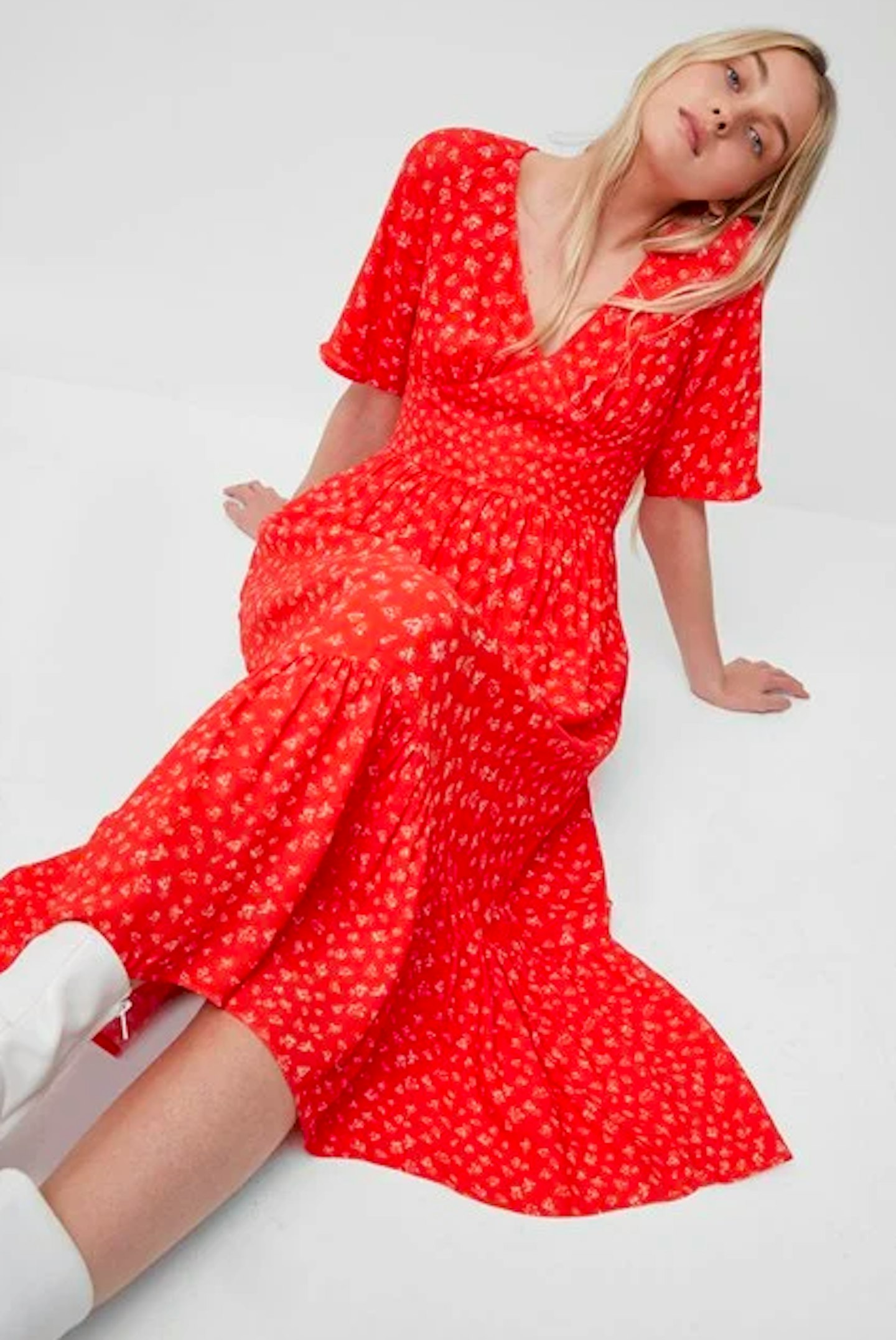 French Connection, Midi Tea Dress, WAS £125 NOW £87