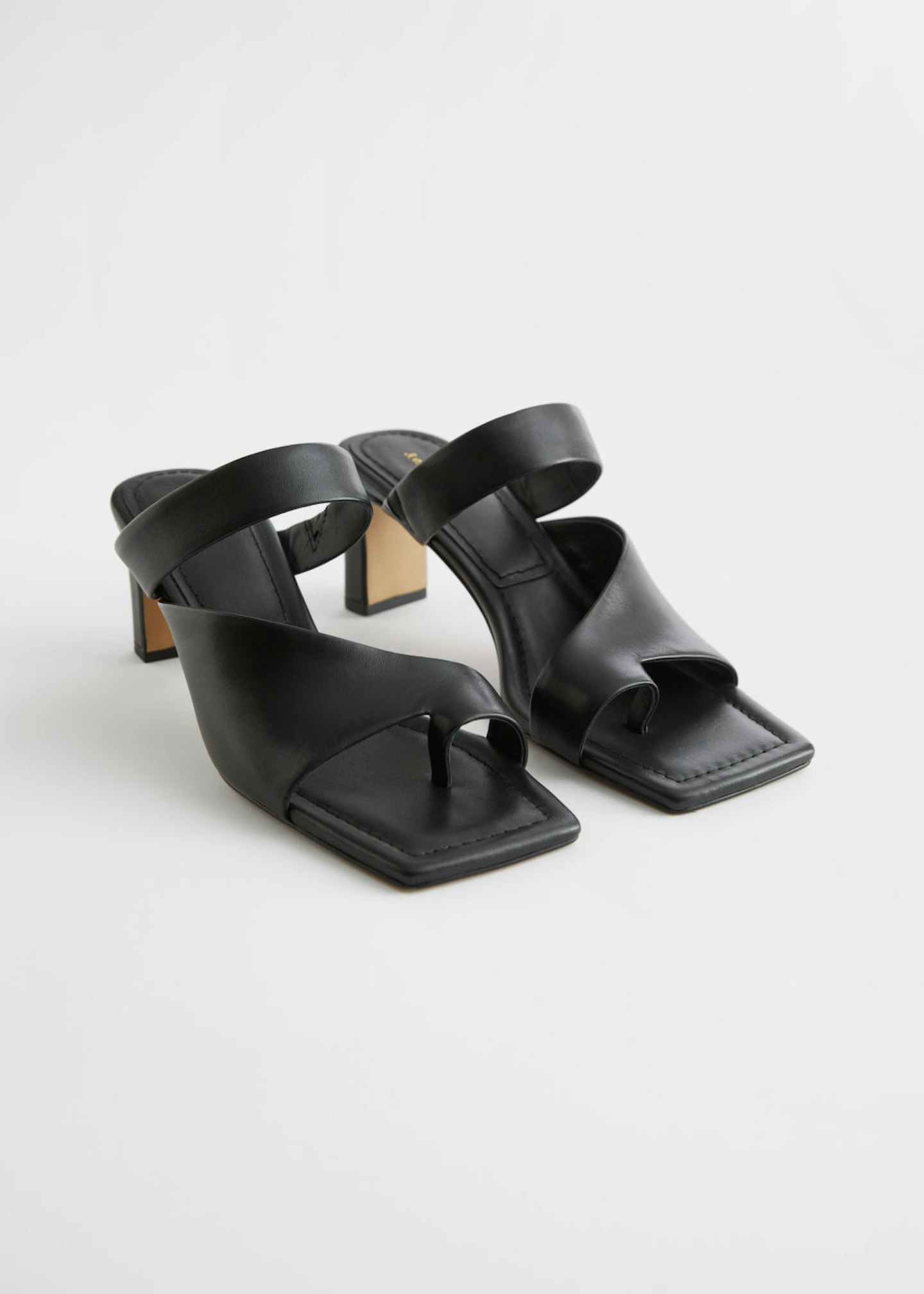 & Other Stories, Square Toe Heeled Sandals, WERE £85 NOW £43