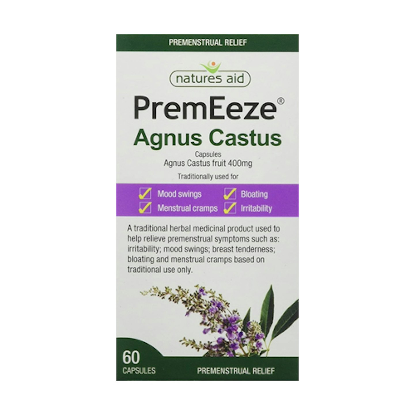 Natures Aid PremEeze Agnus Castus