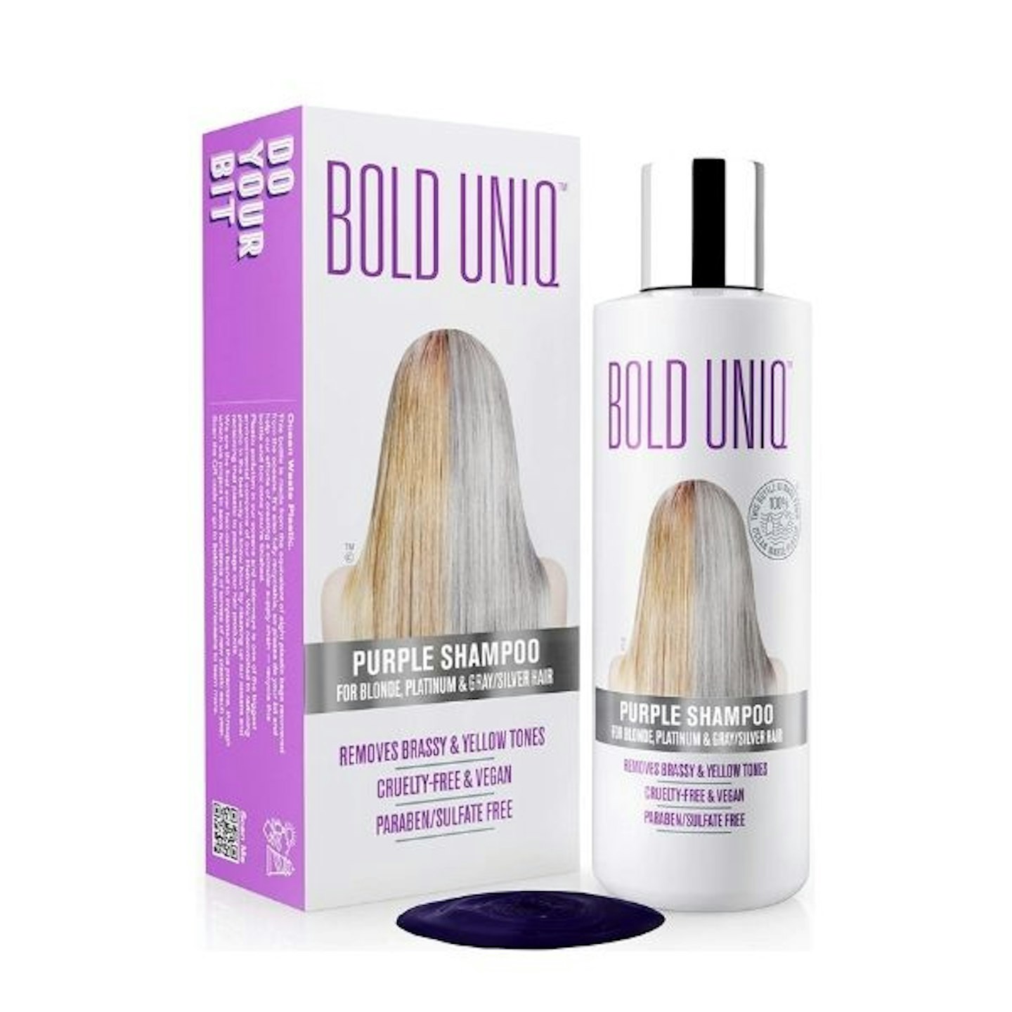 Bold Uniq Purple Shampoo for Blonde Hair