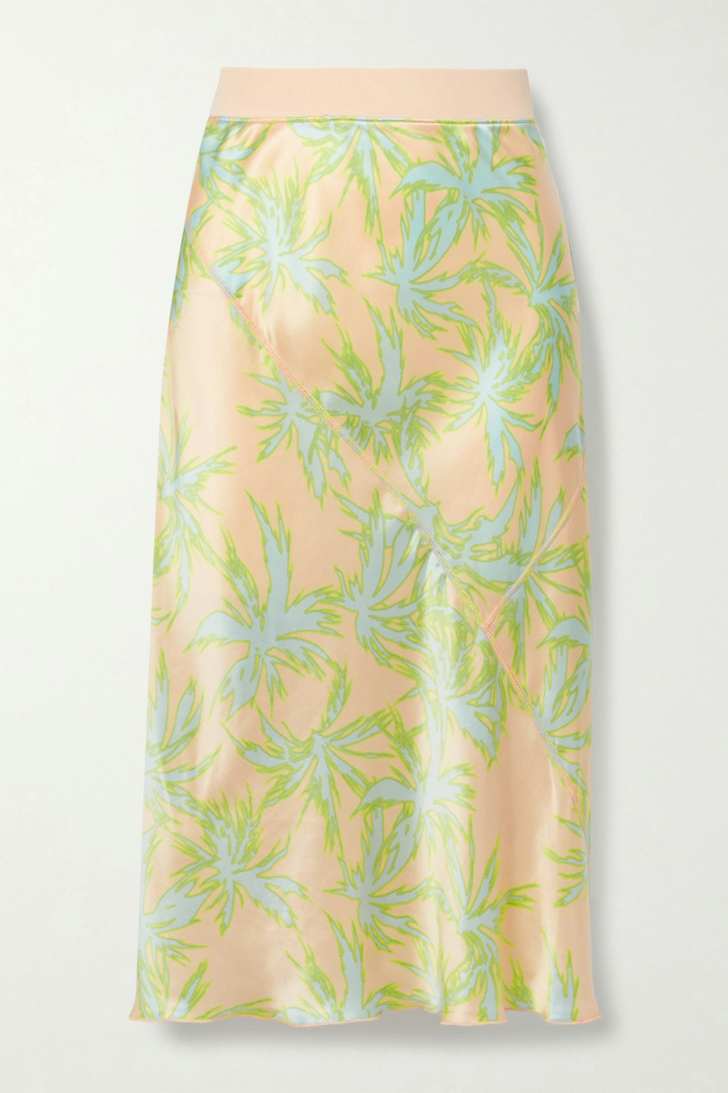 ATM Anthony Thomas Melillo, Printed silk-charmeuse skirt, £375