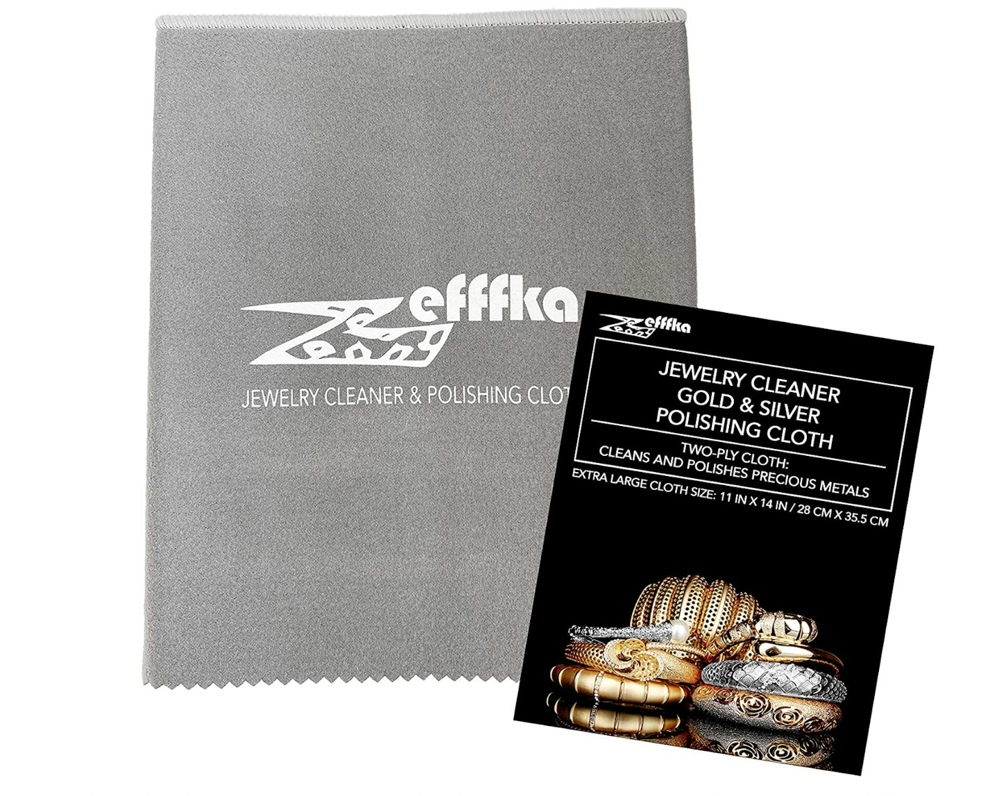 ZEFFFKA Gold and Silver Polishing Cleaning Cloth
