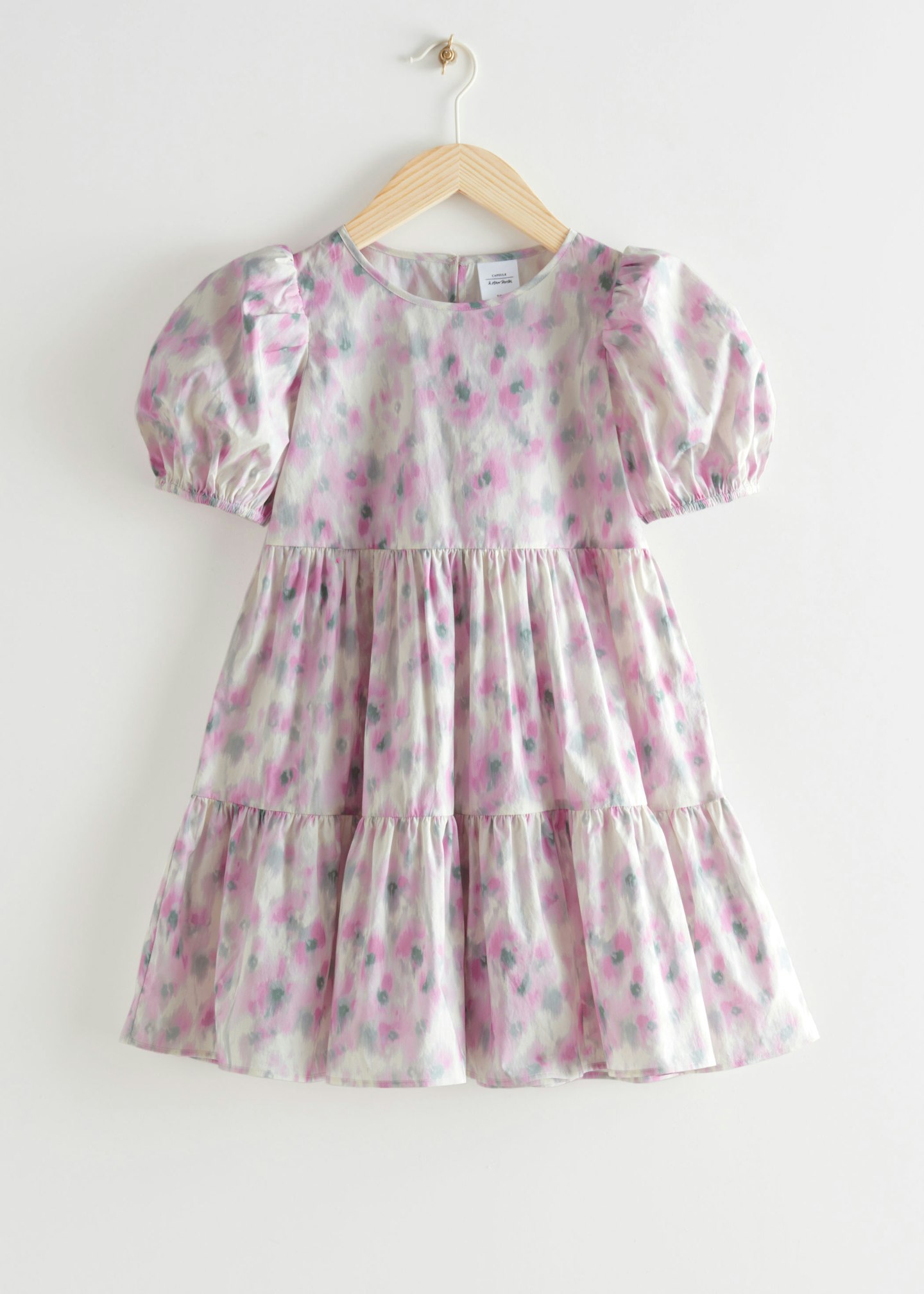 & Other Stories, Kids Tiered Puff Sleeve Dress, £45