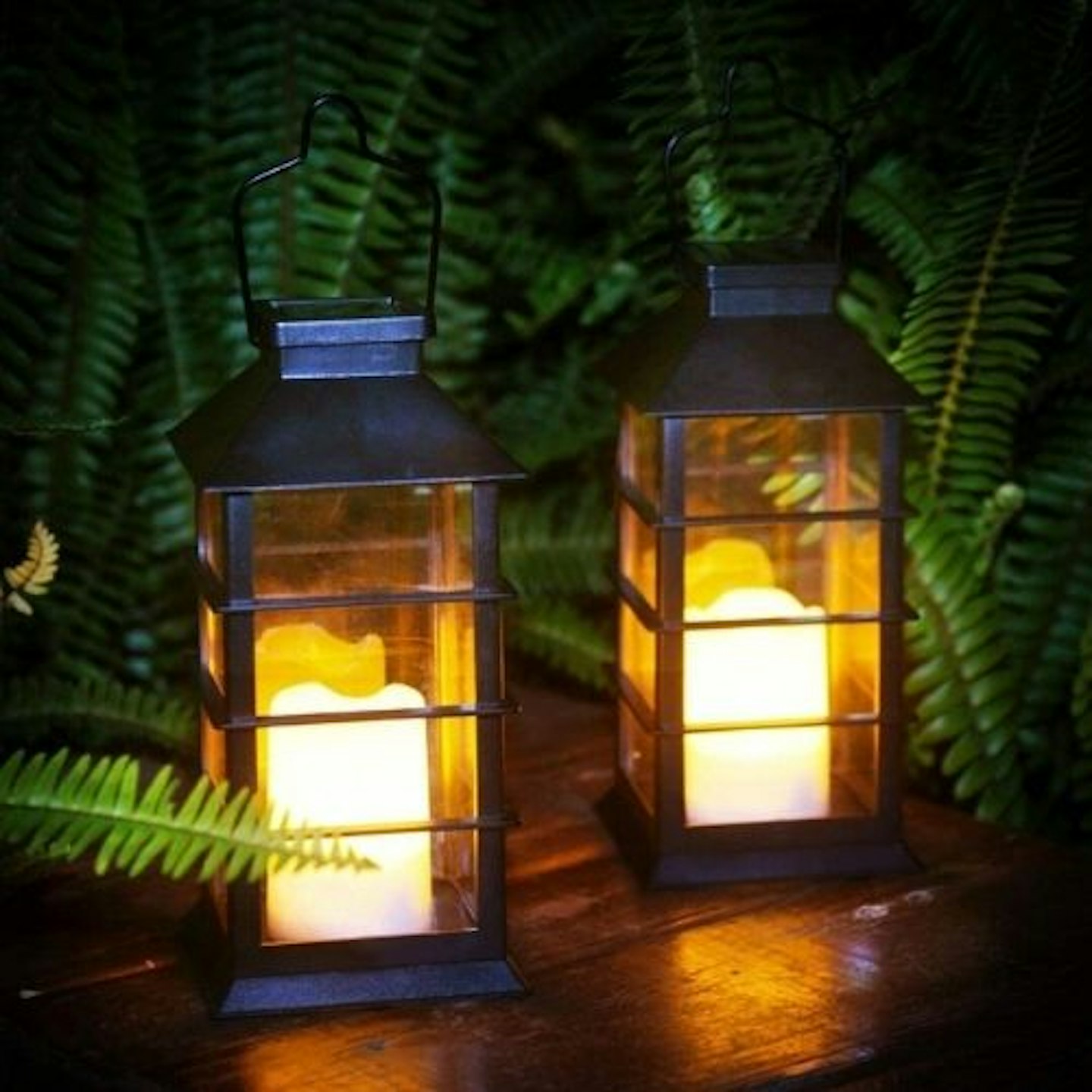 Solar Lantern LED Flameless Garden Candles