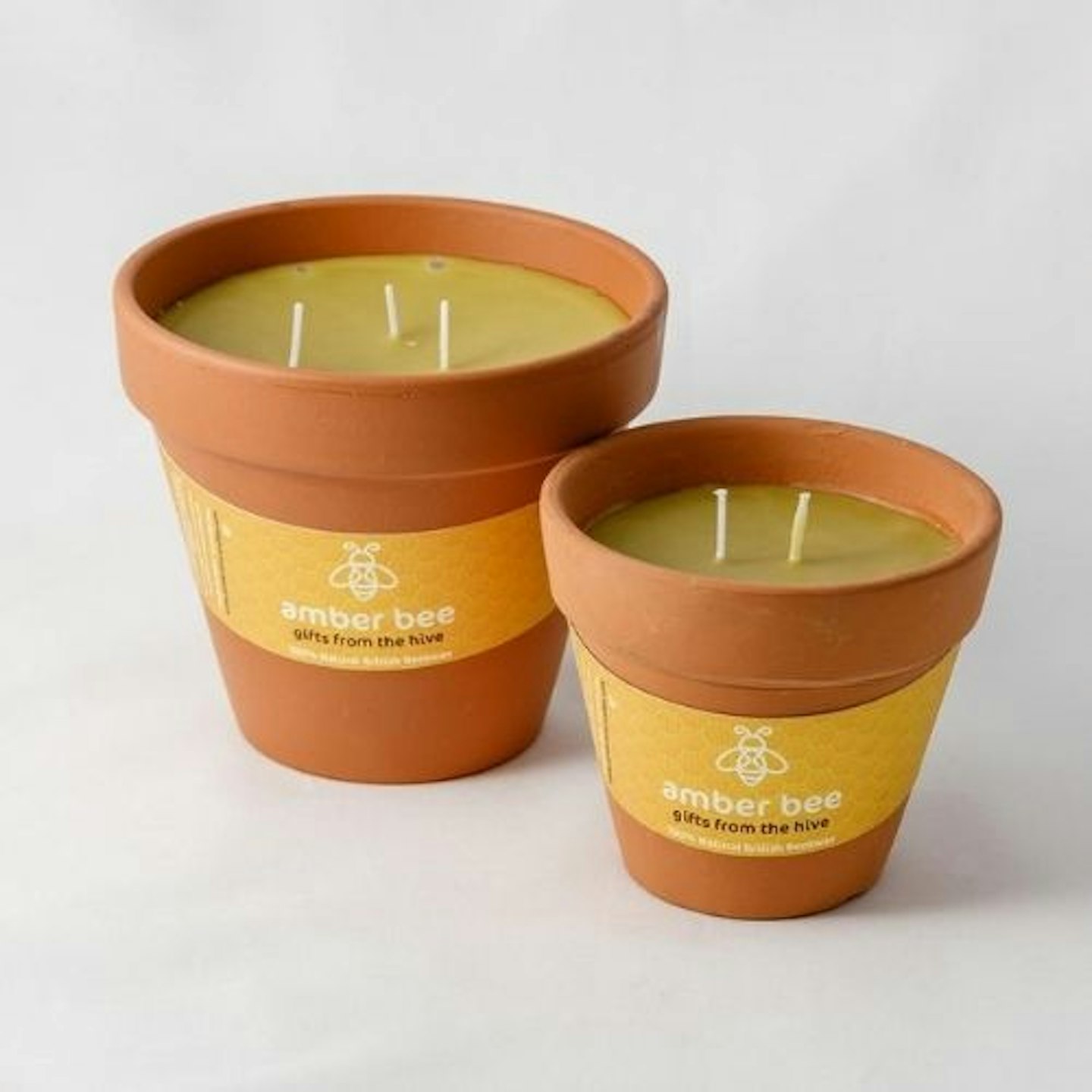 Amber Bee Citronella Garden Candle