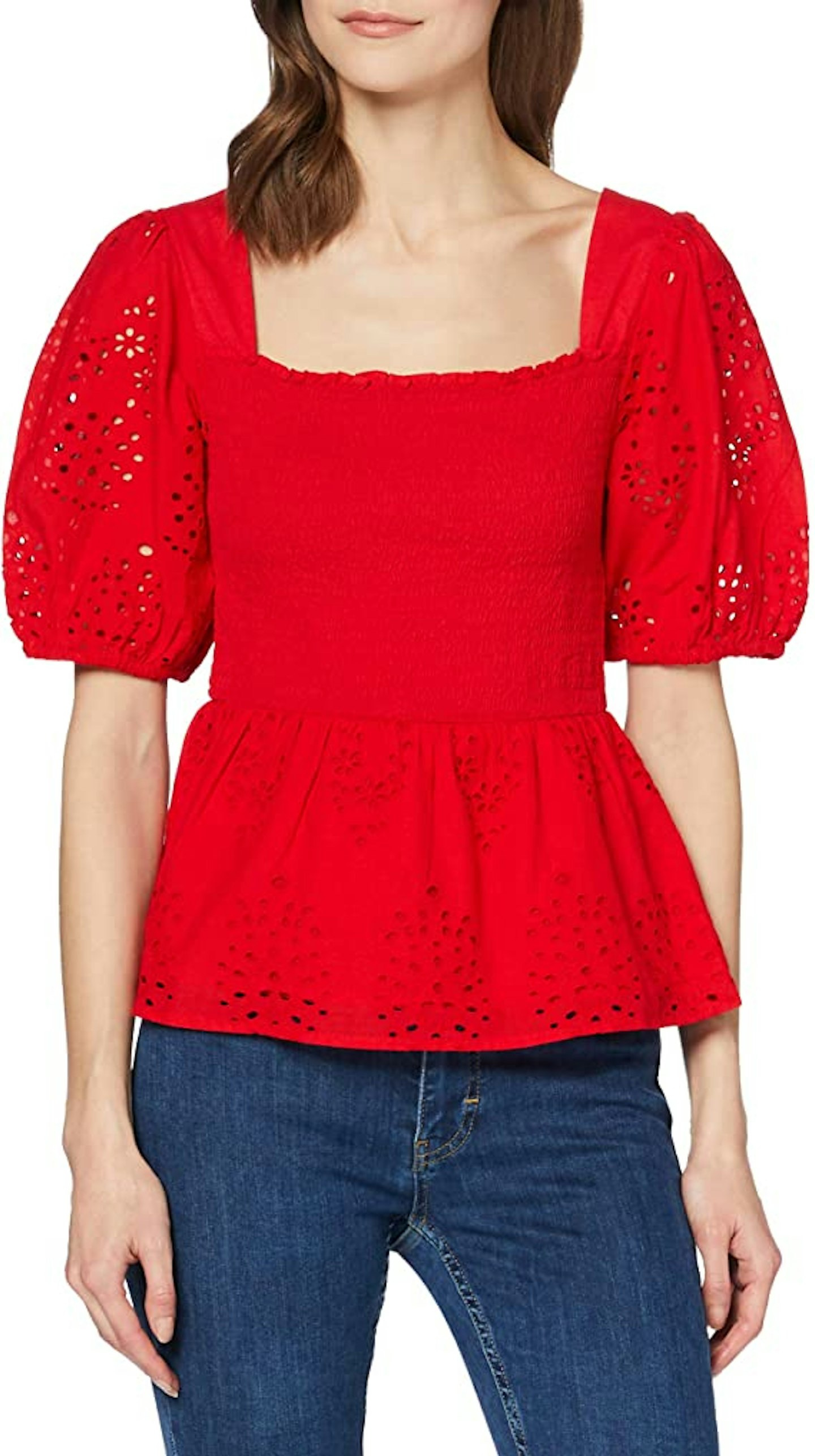 Find, Puff Sleeve Ruffle Blouse, WAS £24 NOW £15.38
