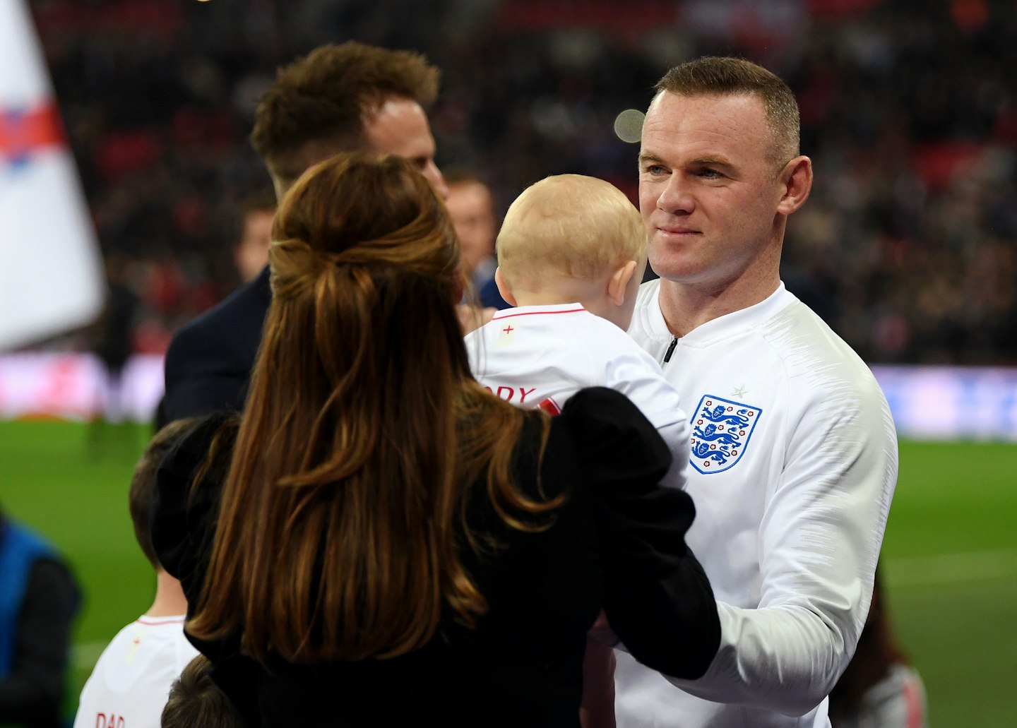 Coleen and Wayne Rooney and family