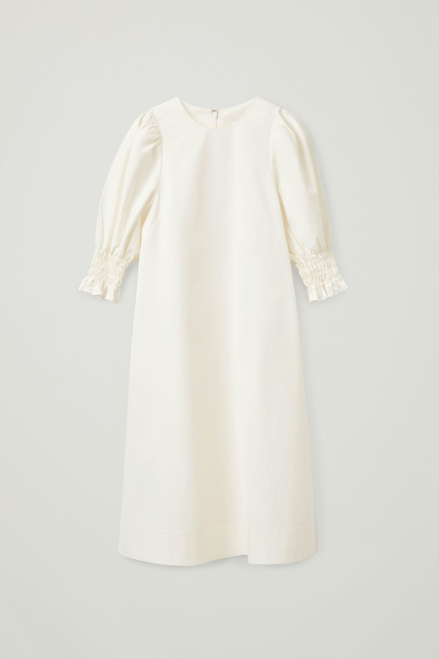 COS, Smocked Puff Sleeve Summer Dress, £59