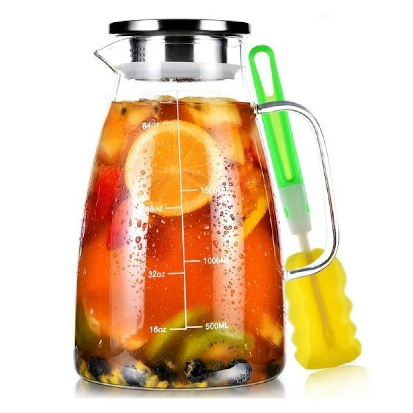 Water Jug, 2 L Glass Jug