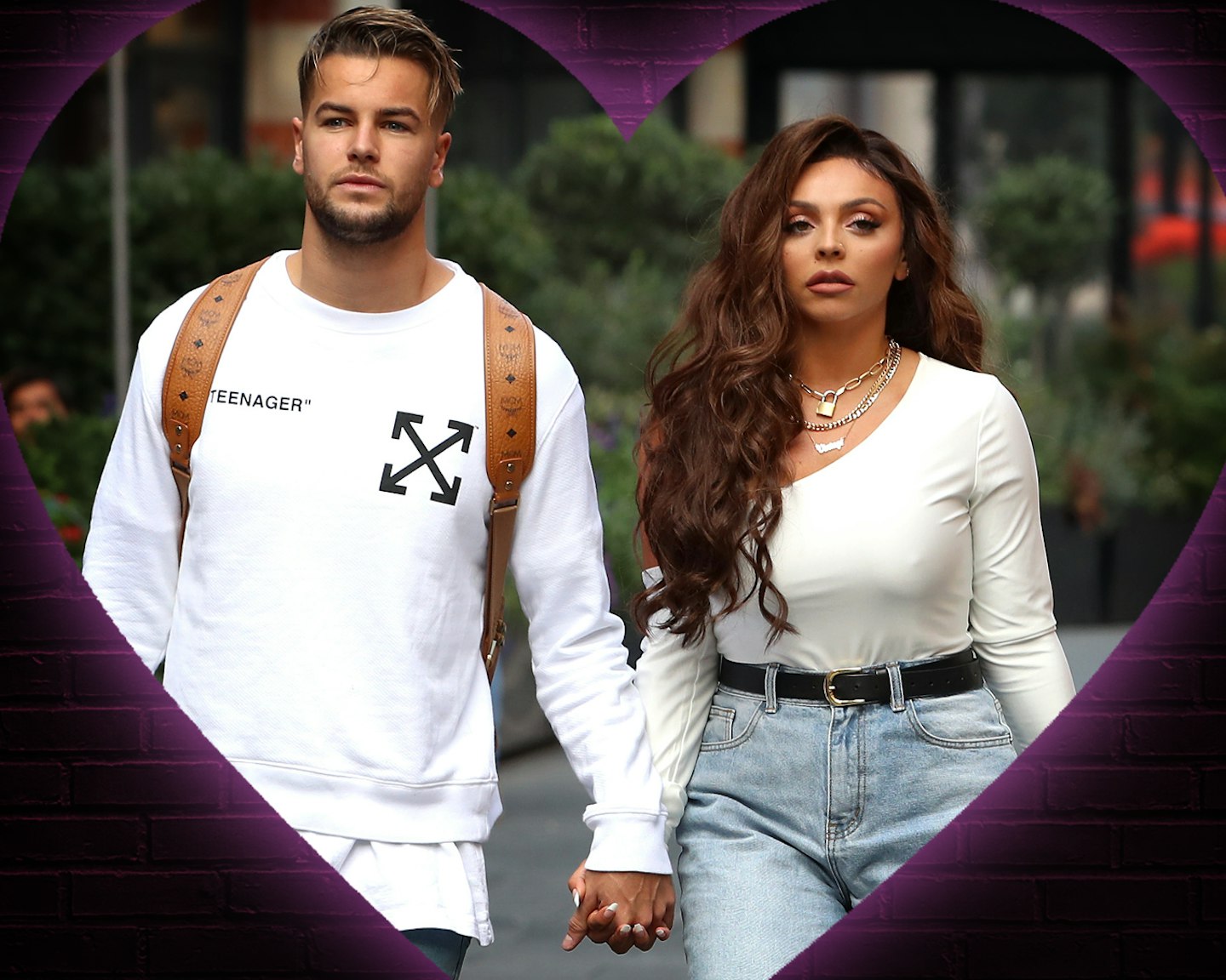 Chris Hughes and Jesy Nelson 