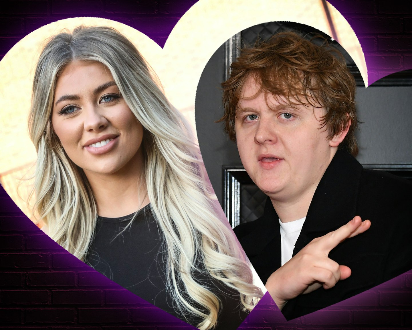 Paige Turley and Lewis Capaldi 