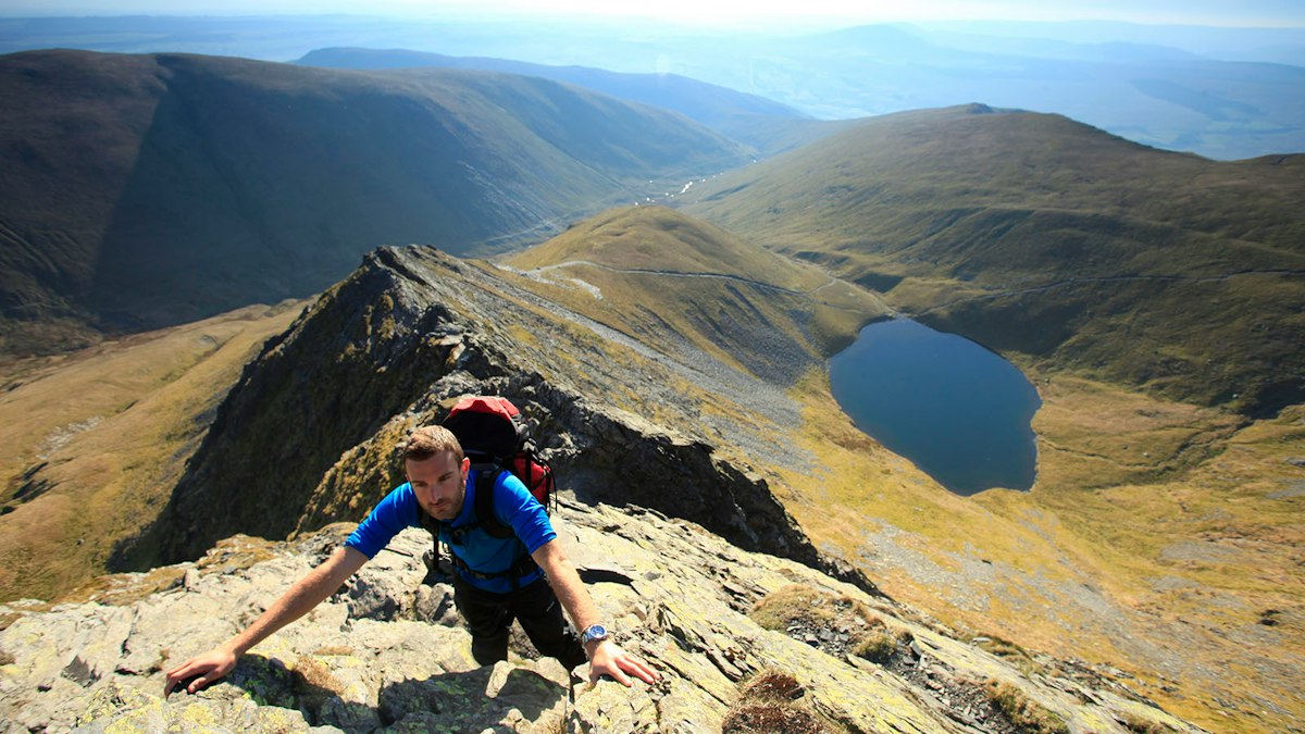 Sharp Edge Ridge Route How to scramble Sharp Edge, Blencathra | LFTO