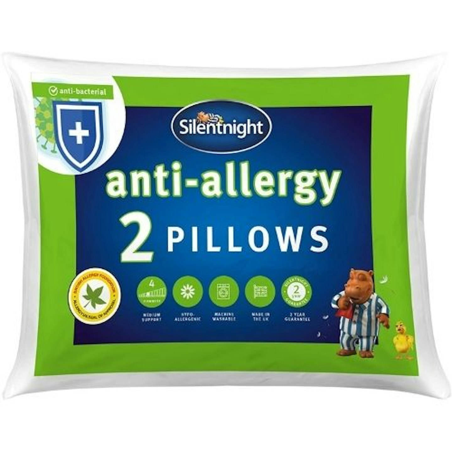 Silentnight Anti-Allergy Pillow u2013 2 pack