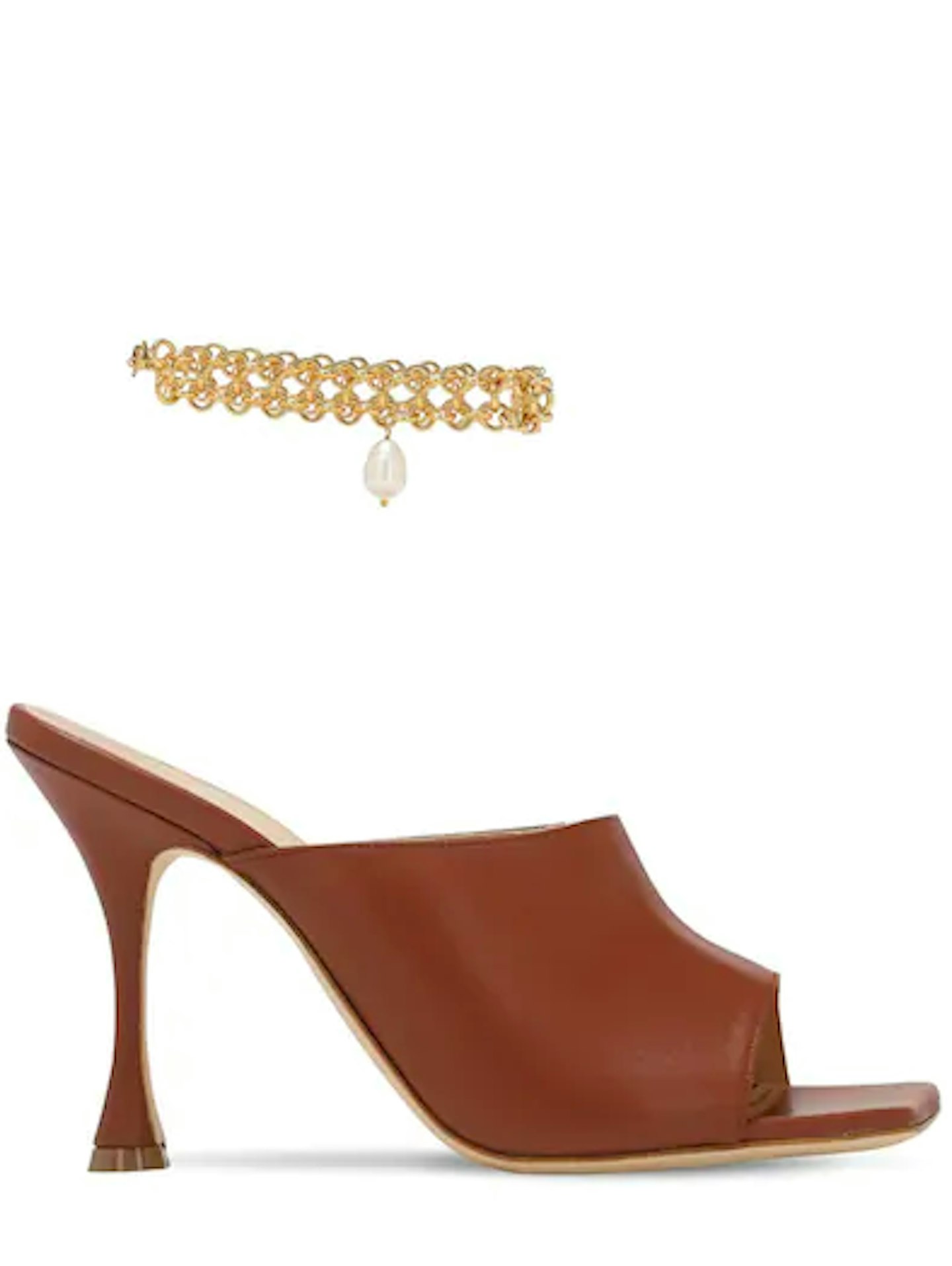 Magda Butrym, Brown Leather Mules, £458