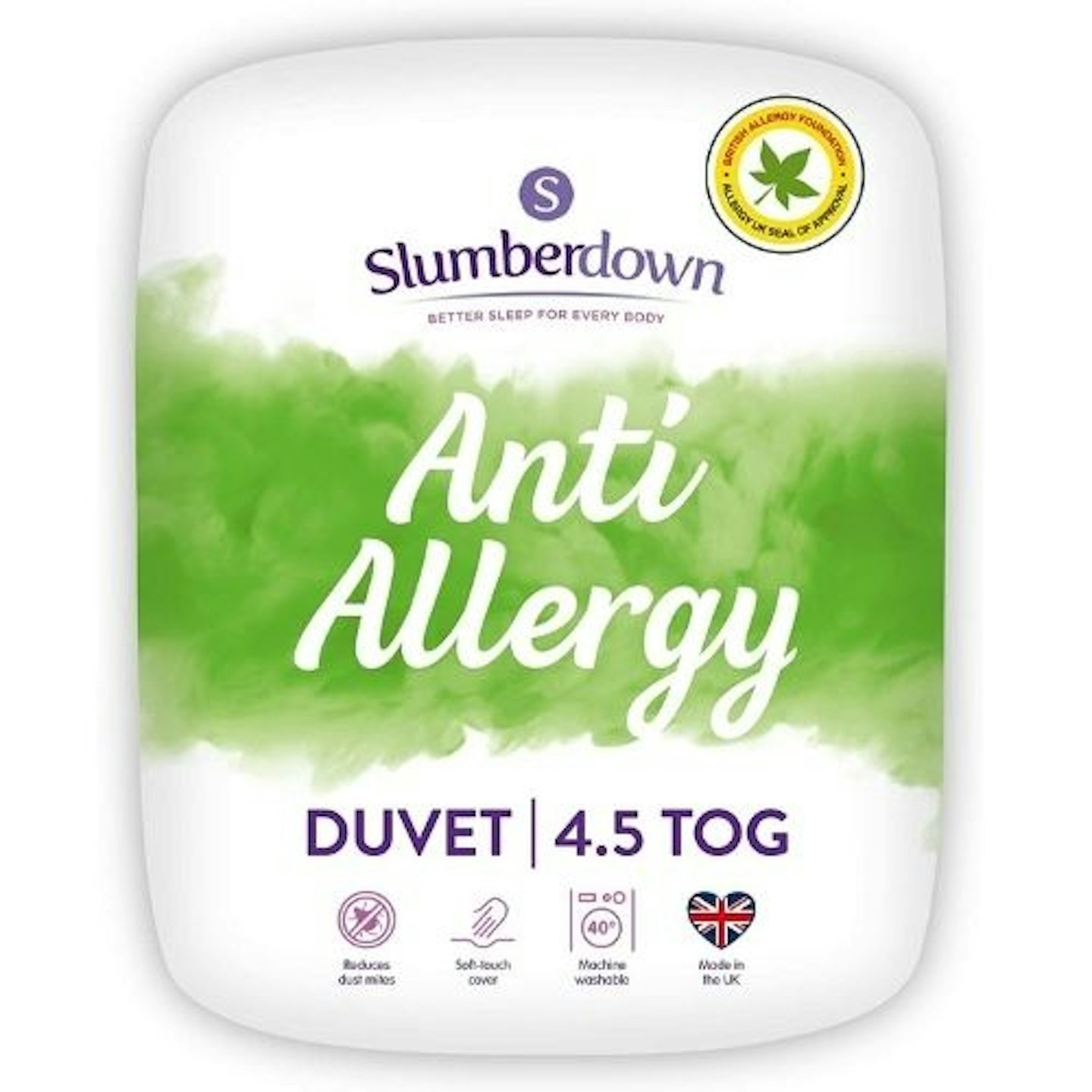 Slumberdown Anti-Allergy King Size Duvet u2013 4.5 Tog