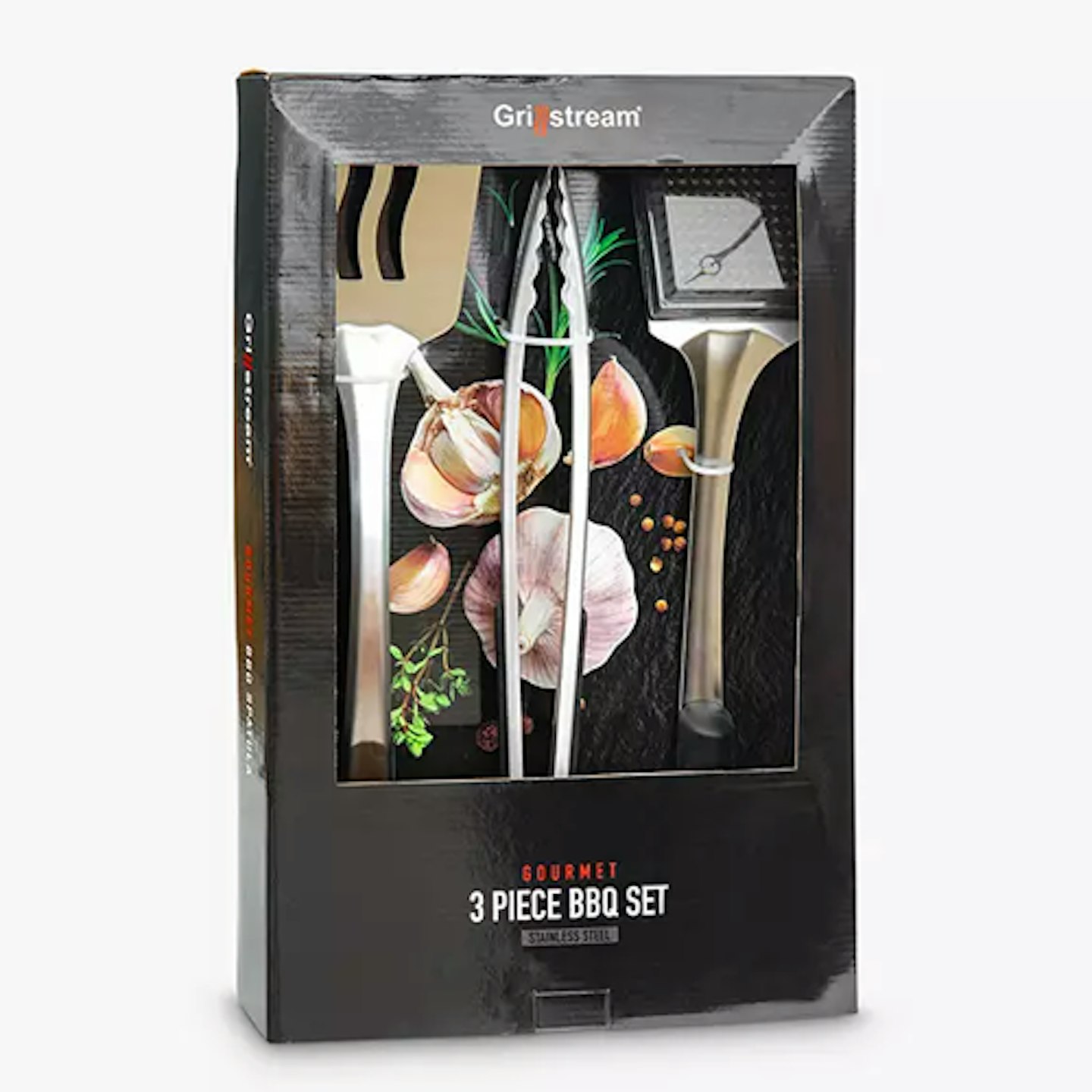 LG Outdoor GrillStream Gourmet Stainless Steel BBQ Tools, Set of 3