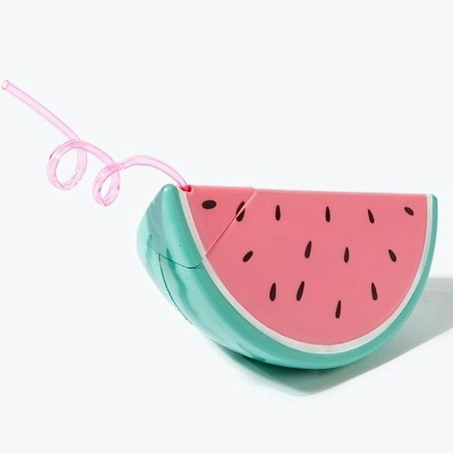 Watermelon Cup with Spiral Straw