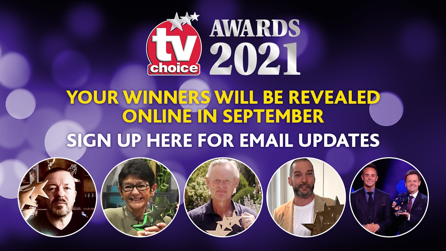Sign up for your invite to watch the TV Choice Awards 