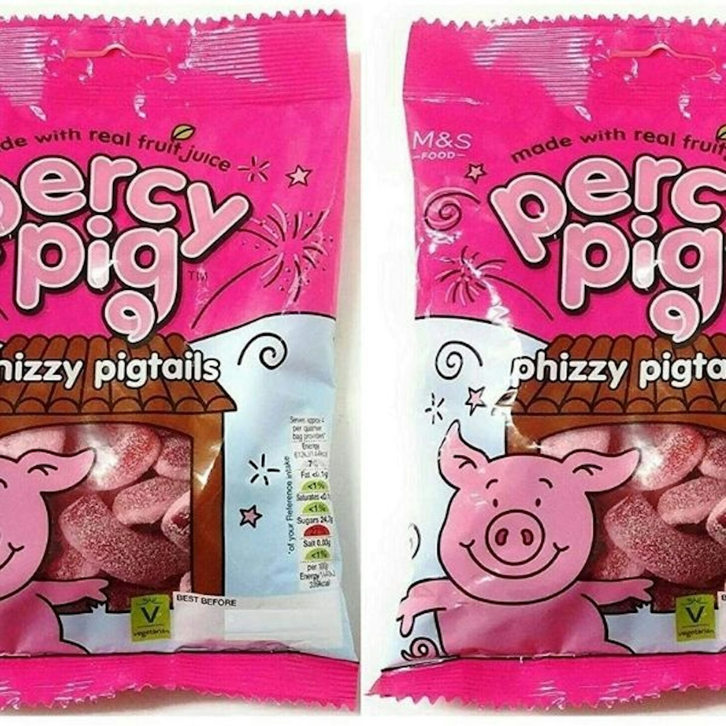 Marks & Spencer | Percy Pigs -Phizzy Pig Tails