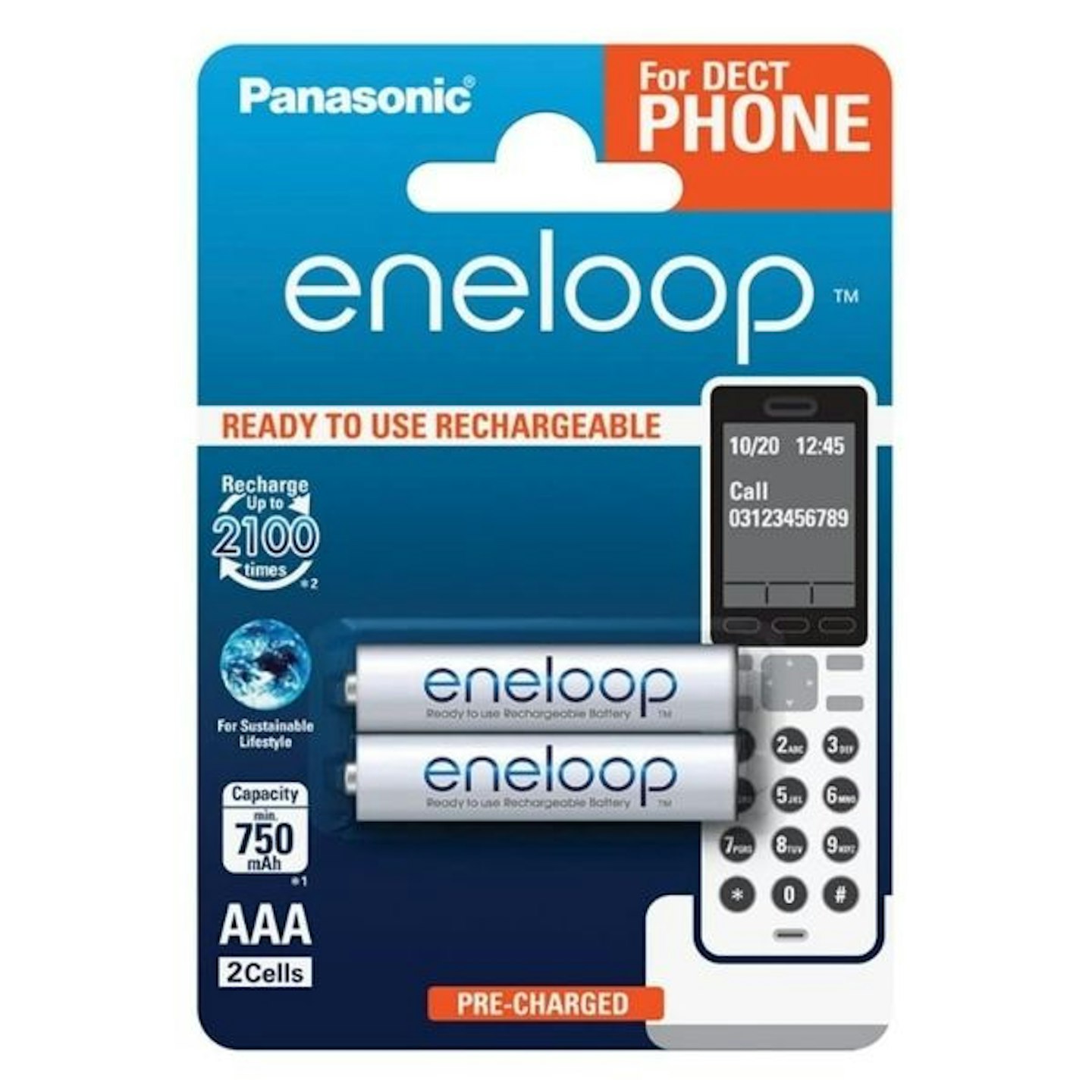 Panasonic Eneloop AAA Micro 750mAh