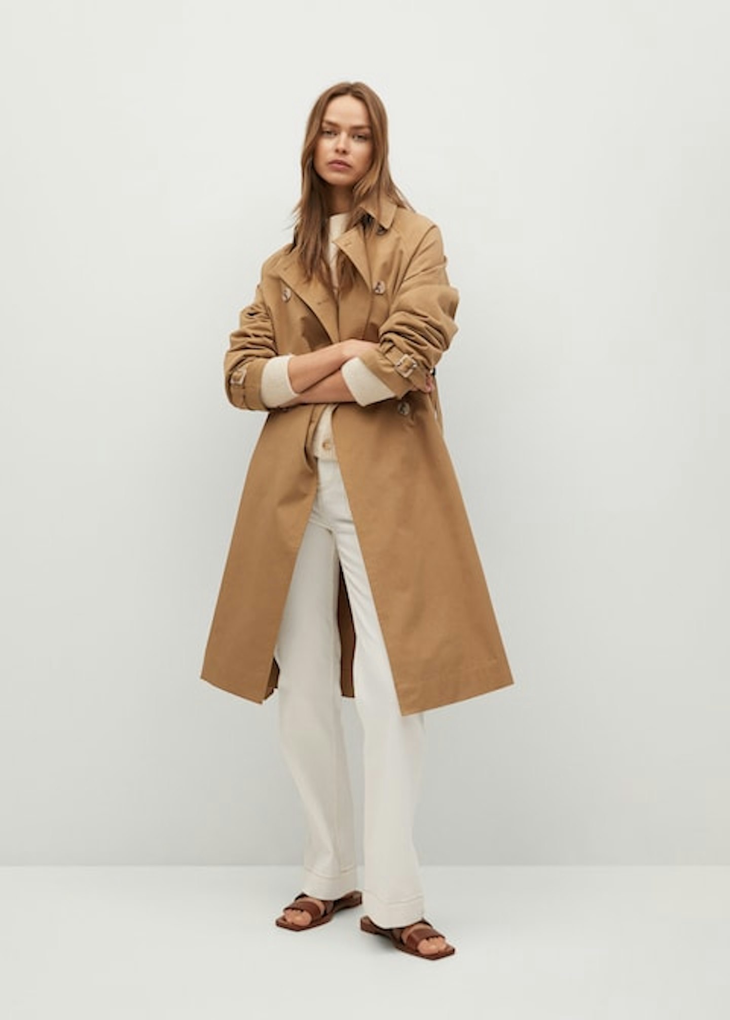 Mango, Long Water-repellent Trench Coat, WAS £89.99 NOW £59.99