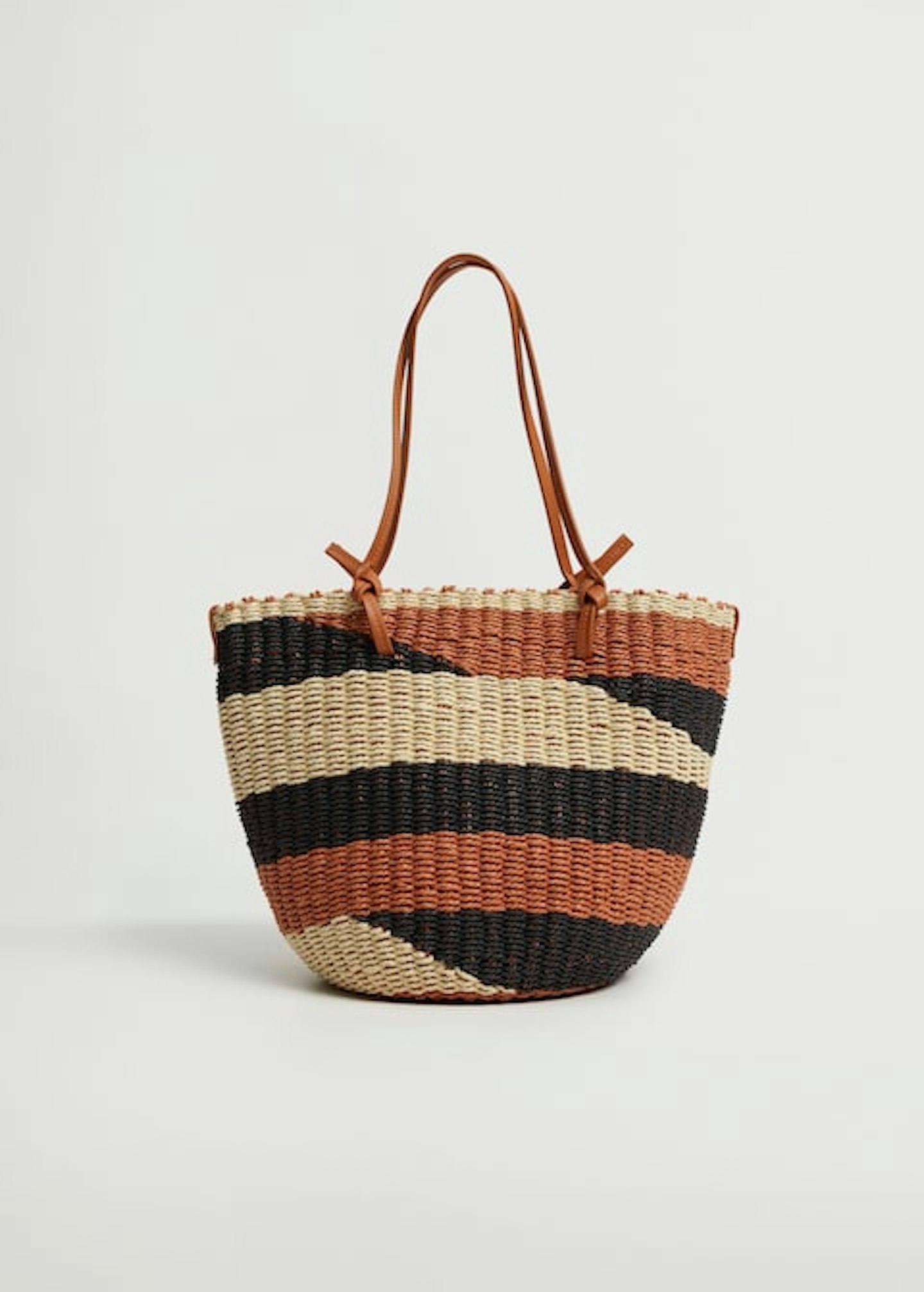 Mango, Raffia Basket Bag, WAS £49.99 NOW £29.99