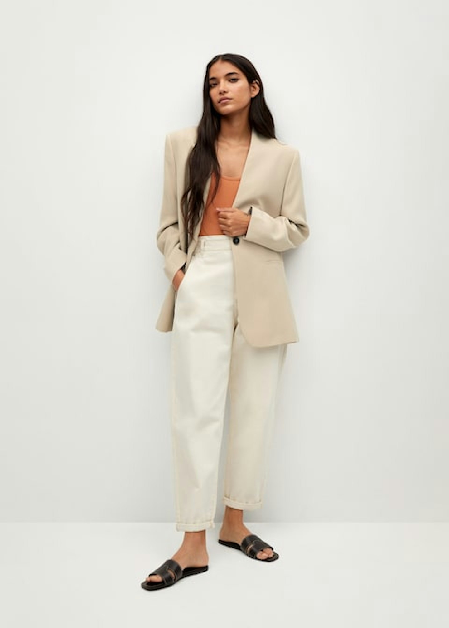 Mango, Modal-Blend Suit Blazer, WAS £59.99 NOW £35.99