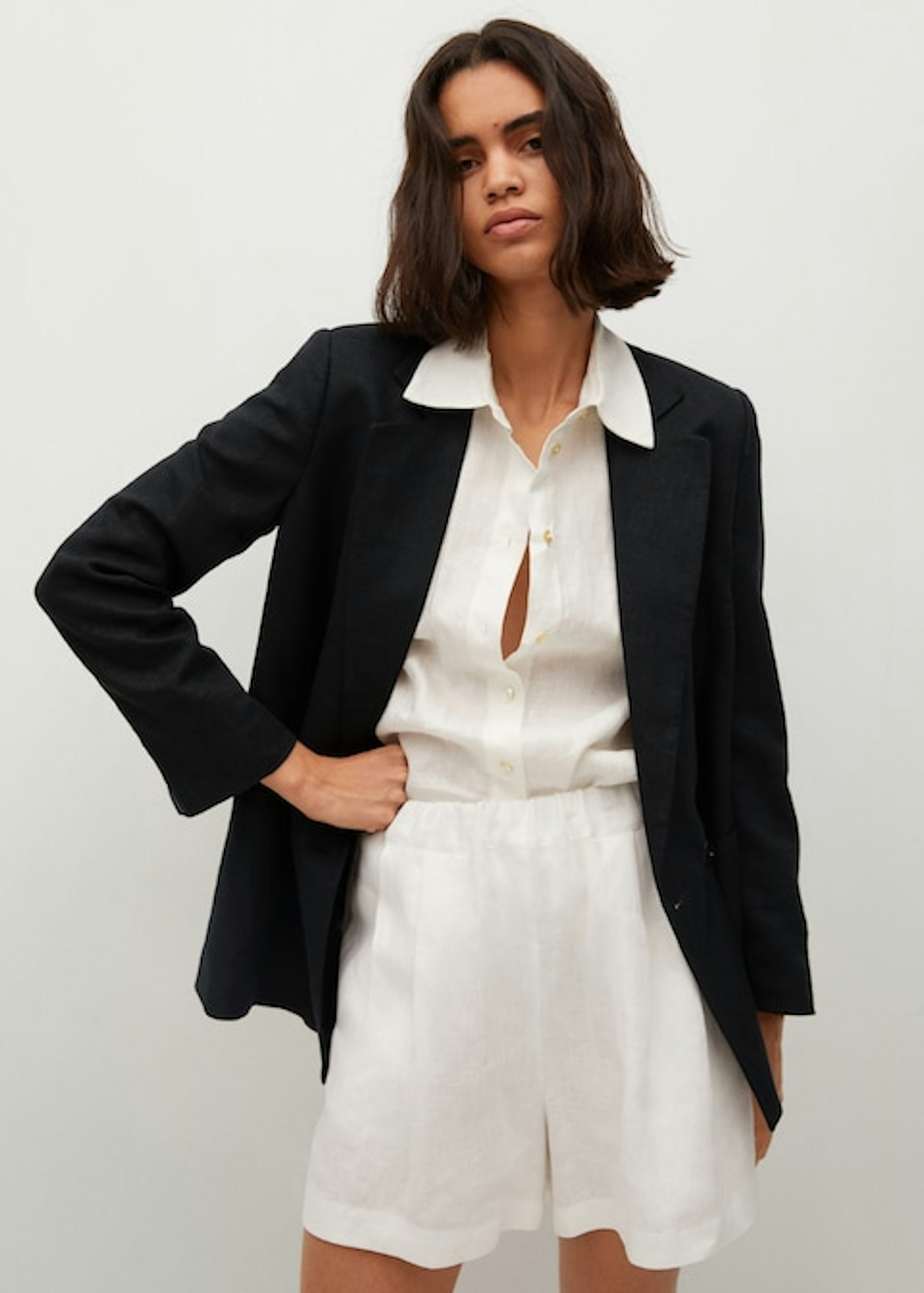 Mango, Linen Wrap Blazer, WAS £59.99 NOW £35.99